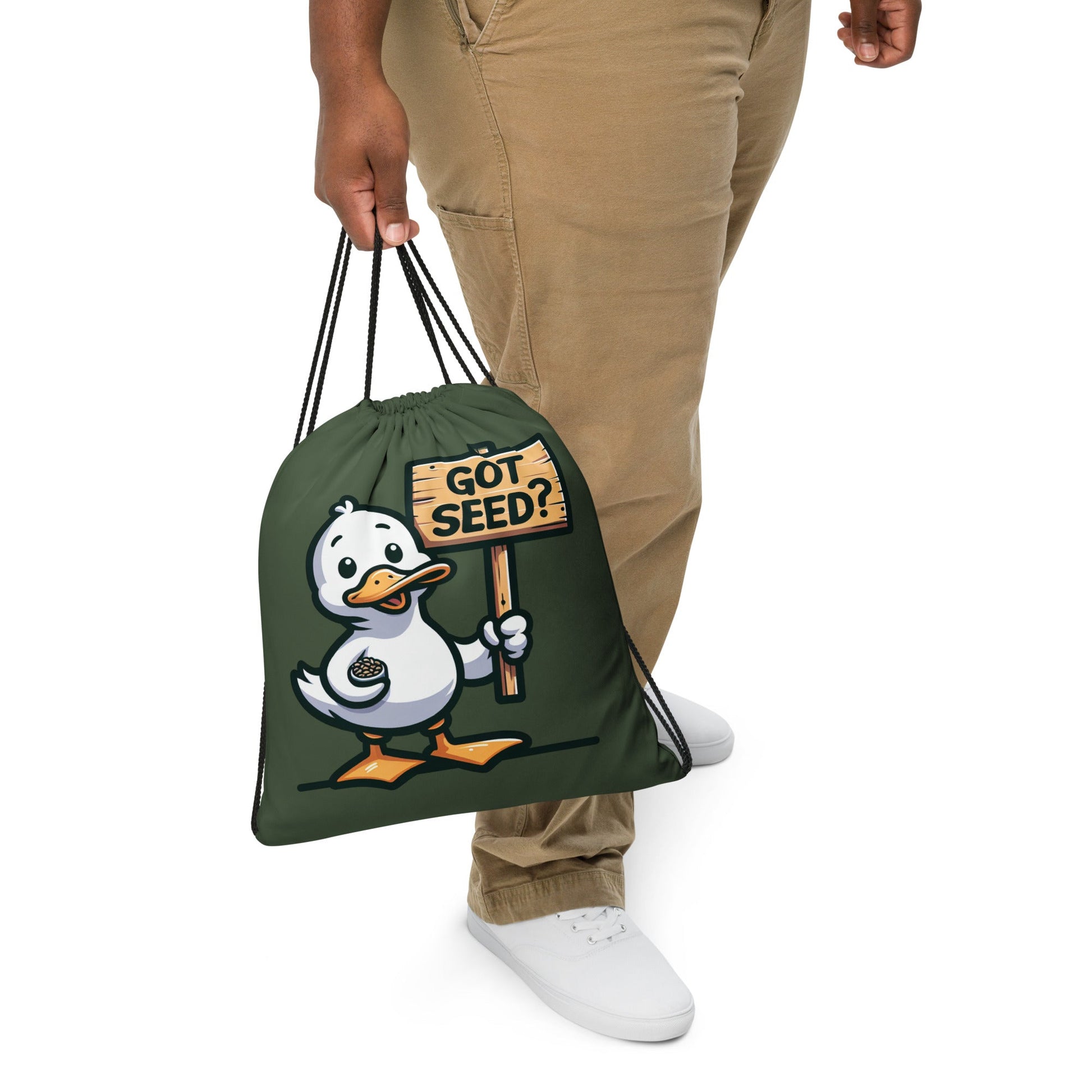 Got Seed? Drawstring Bag - Drawstring Bag - Discovery Co.