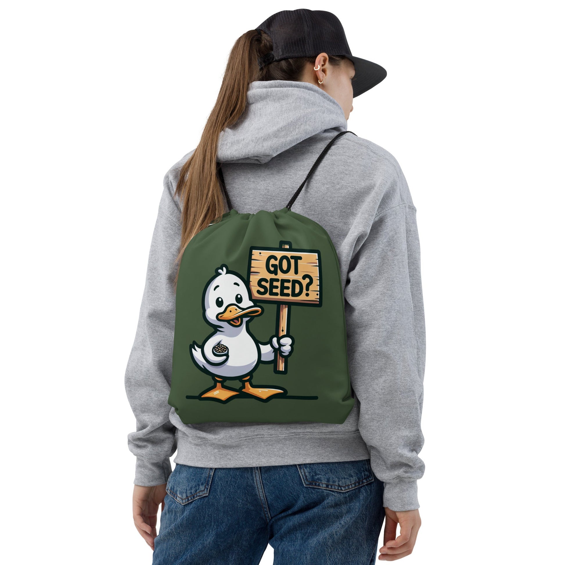 Got Seed? Drawstring Bag - Drawstring Bag - Discovery Co.