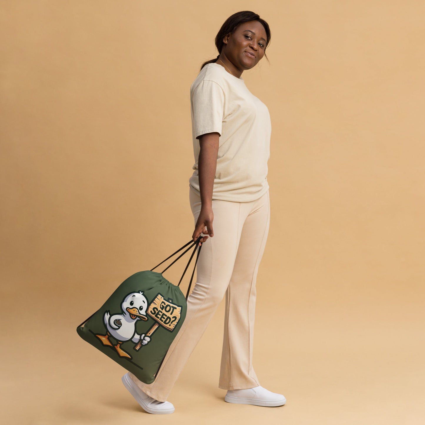 Got Seed? Drawstring Bag - Drawstring Bag - Discovery Co.
