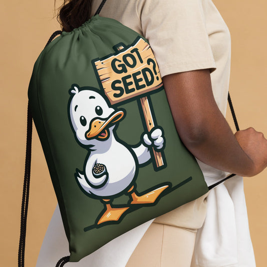 Got Seed? Drawstring Bag - Drawstring Bag - Discovery Co.