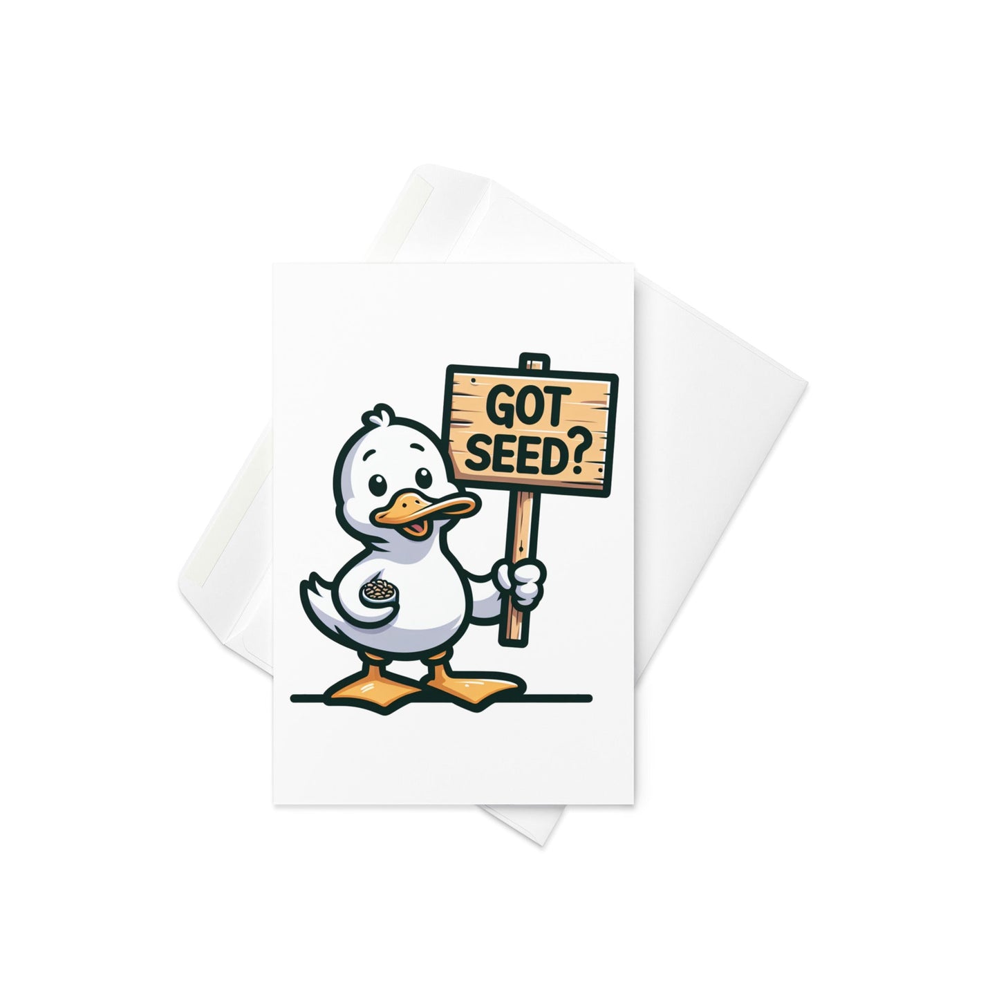 Got Seed? Greeting Card - Greeting Card - Discovery Co.