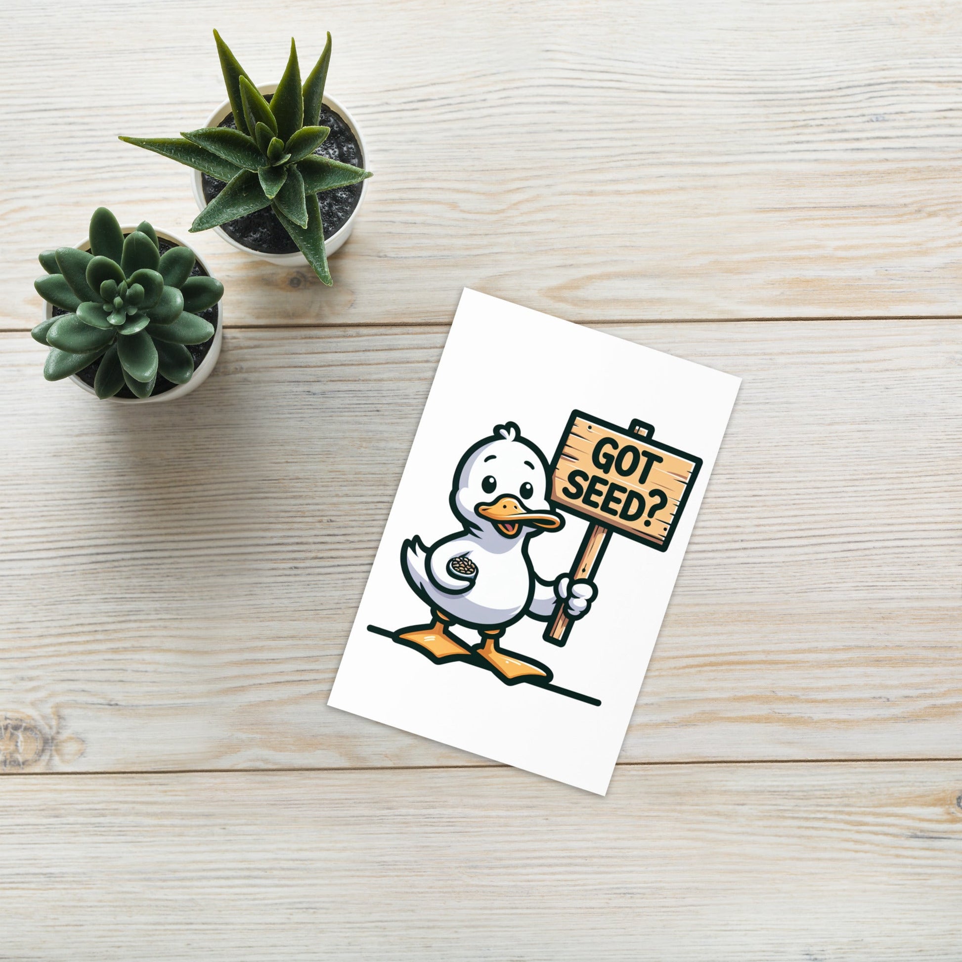 Got Seed? Greeting Card - Greeting Card - Discovery Co.