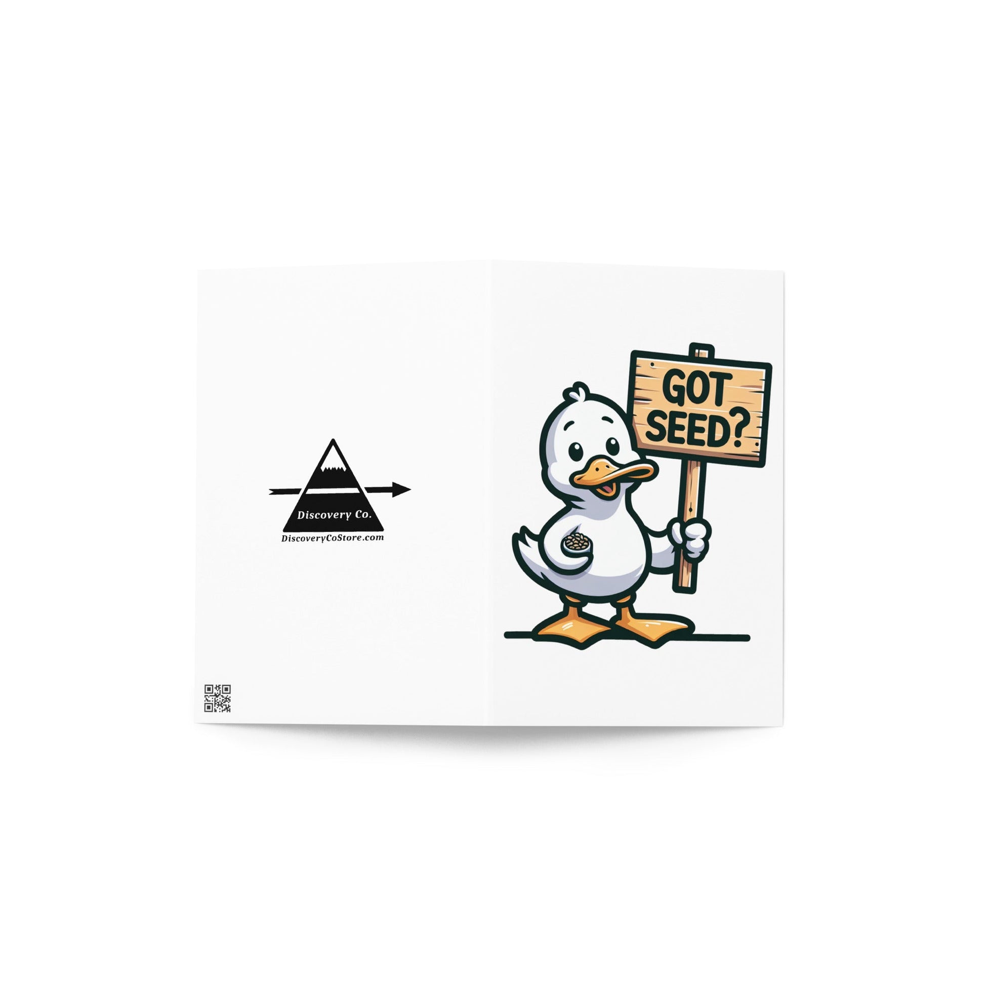 Got Seed? Greeting Card - Greeting Card - Discovery Co.