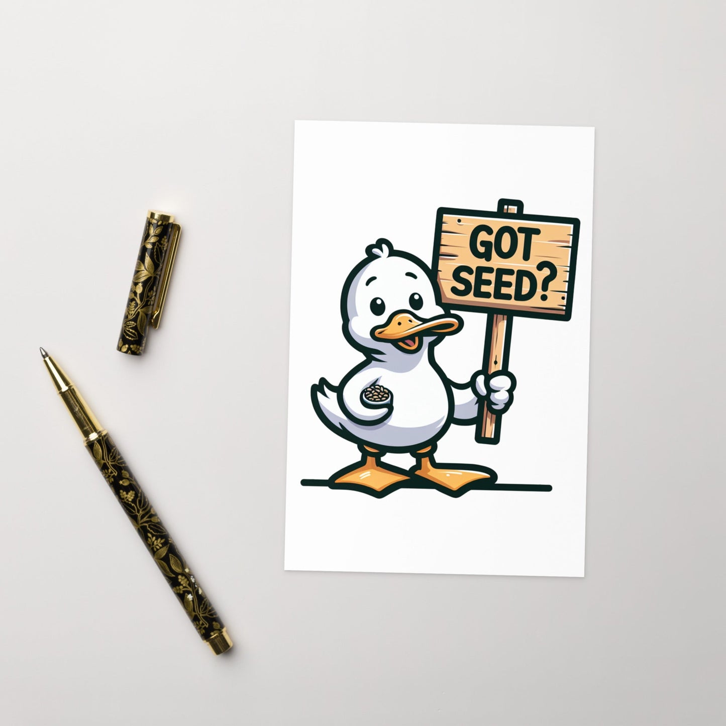 Got Seed? Greeting Card - Greeting Card - Discovery Co.