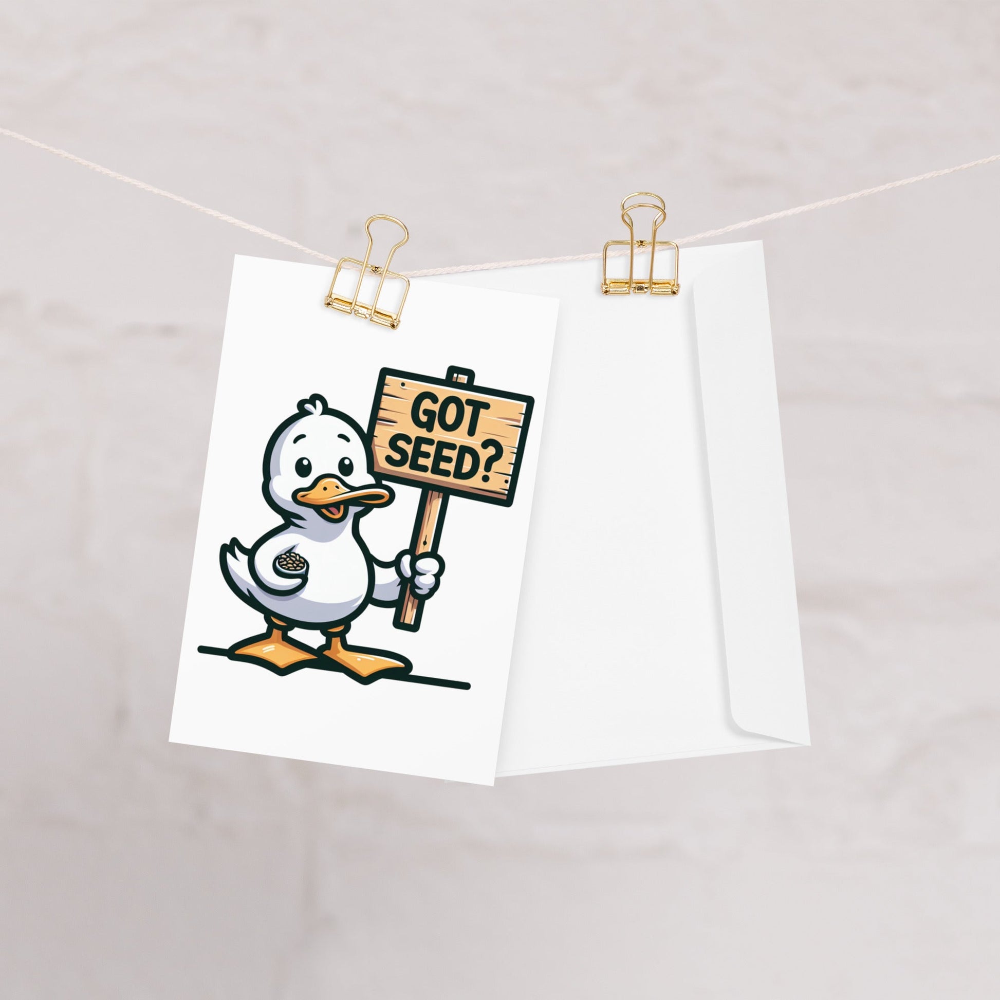 Got Seed? Greeting Card - Greeting Card - Discovery Co.
