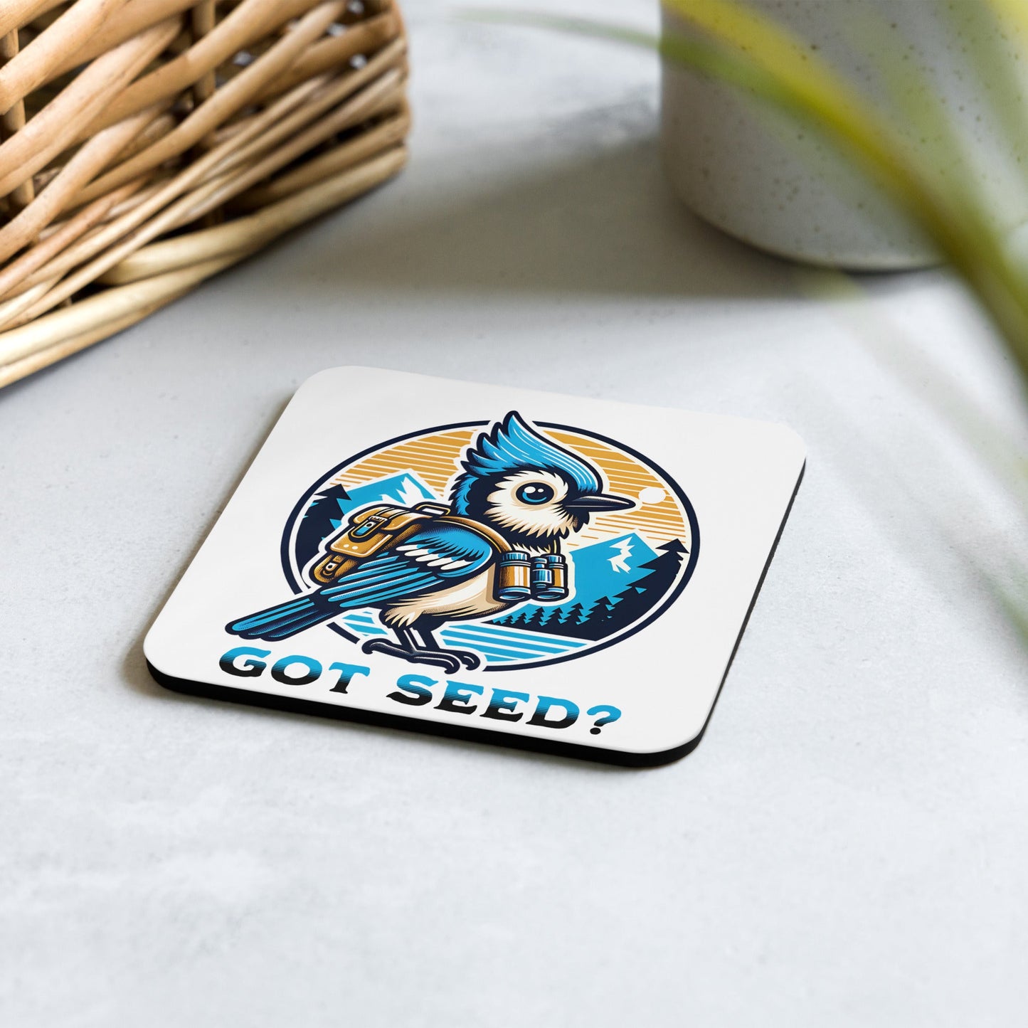Got Seed? II Cork - Back Coaster - Coasters - Discovery Co.