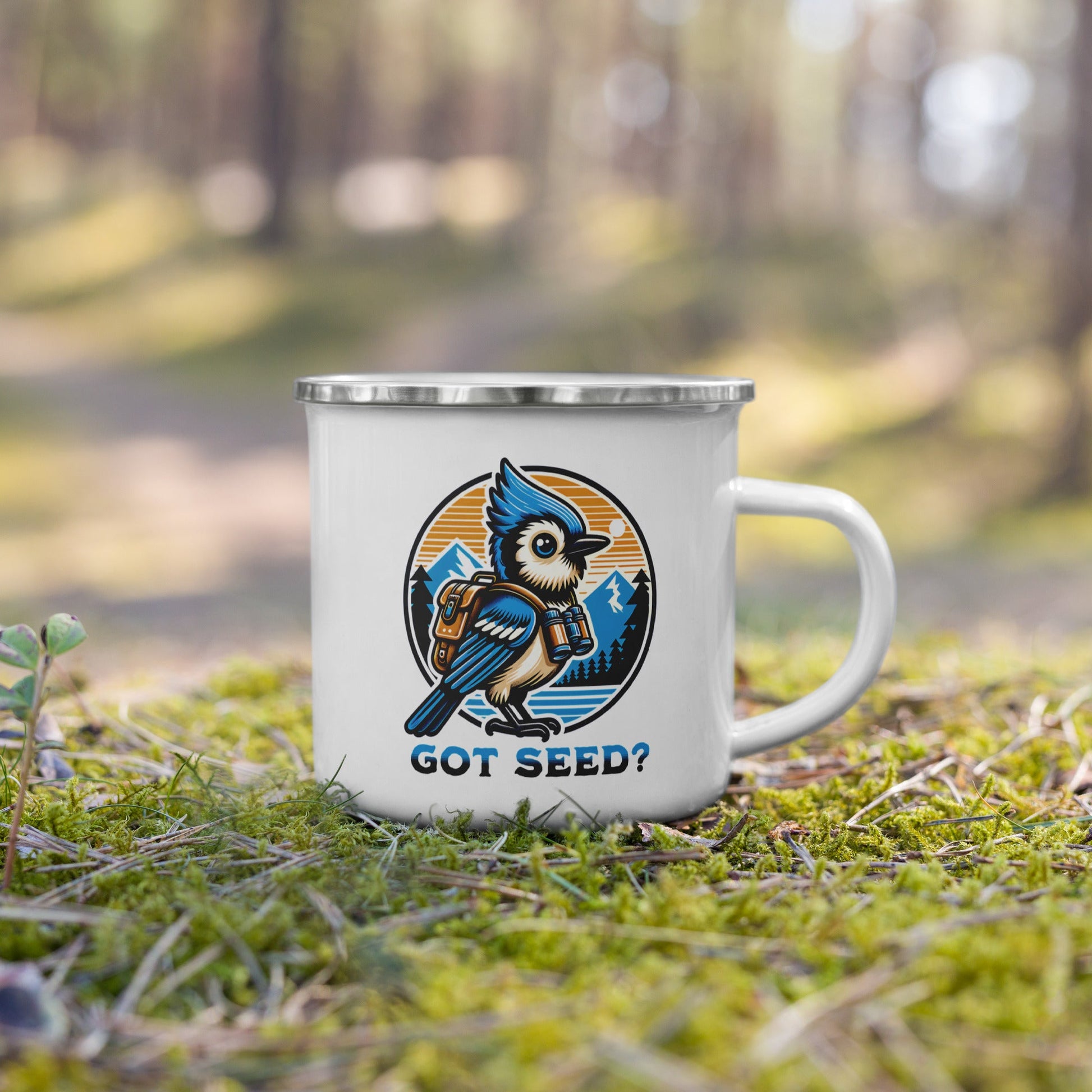 Got Seed? II Enamel Mug - Mugs - Discovery Co.