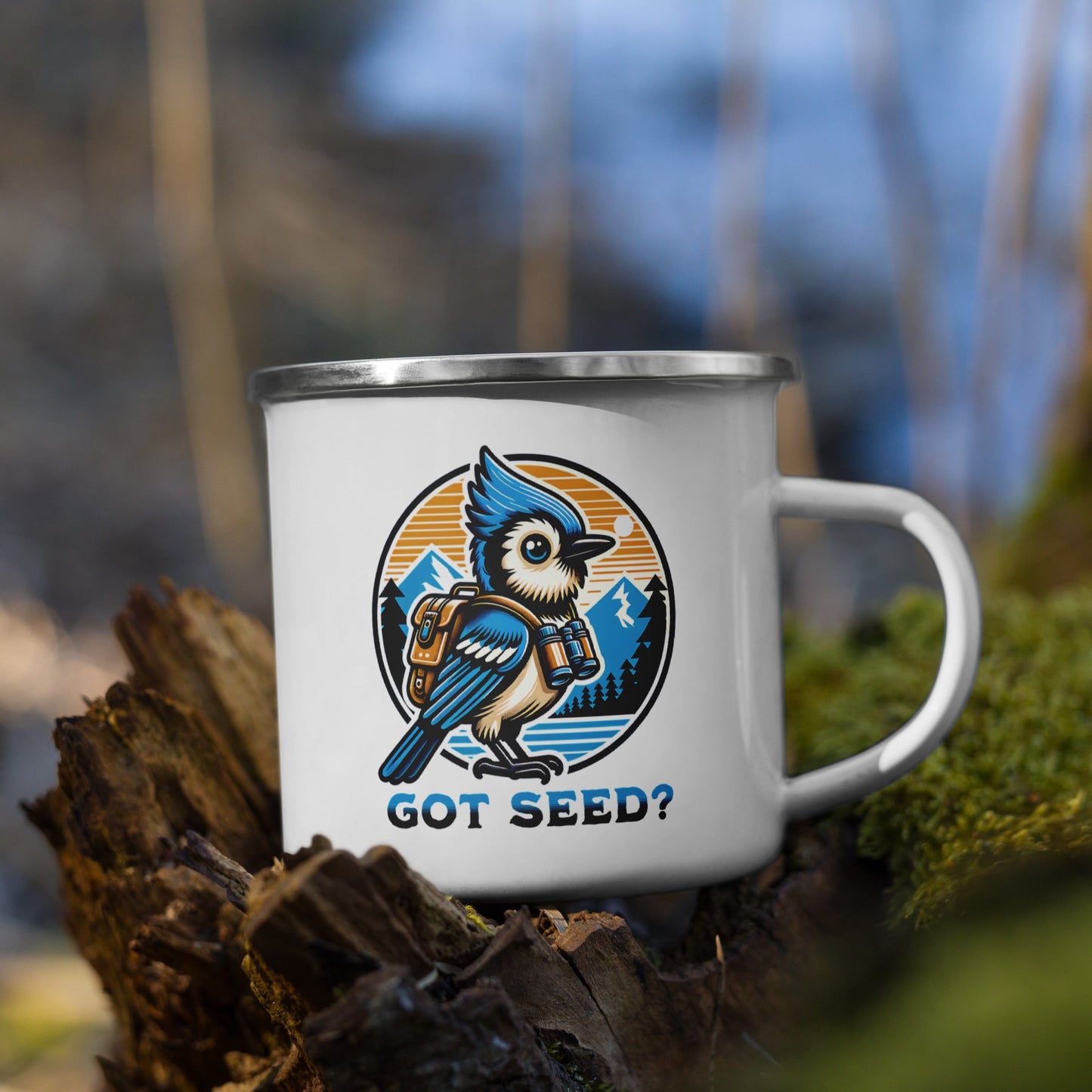 Got Seed? II Enamel Mug - Mugs - Discovery Co.