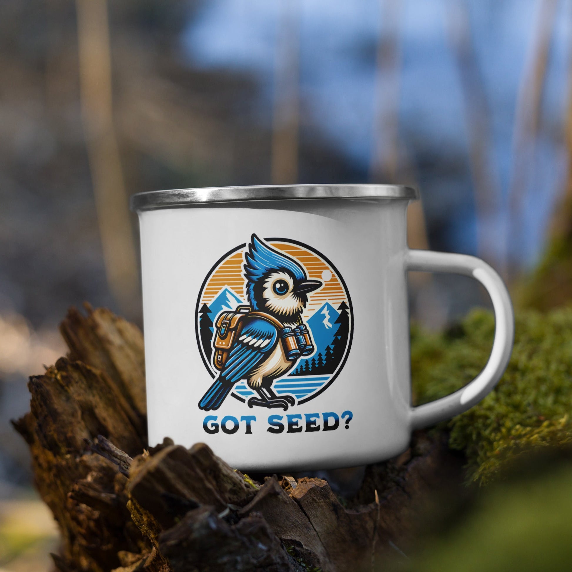 Got Seed? II Enamel Mug - Mugs - Discovery Co.
