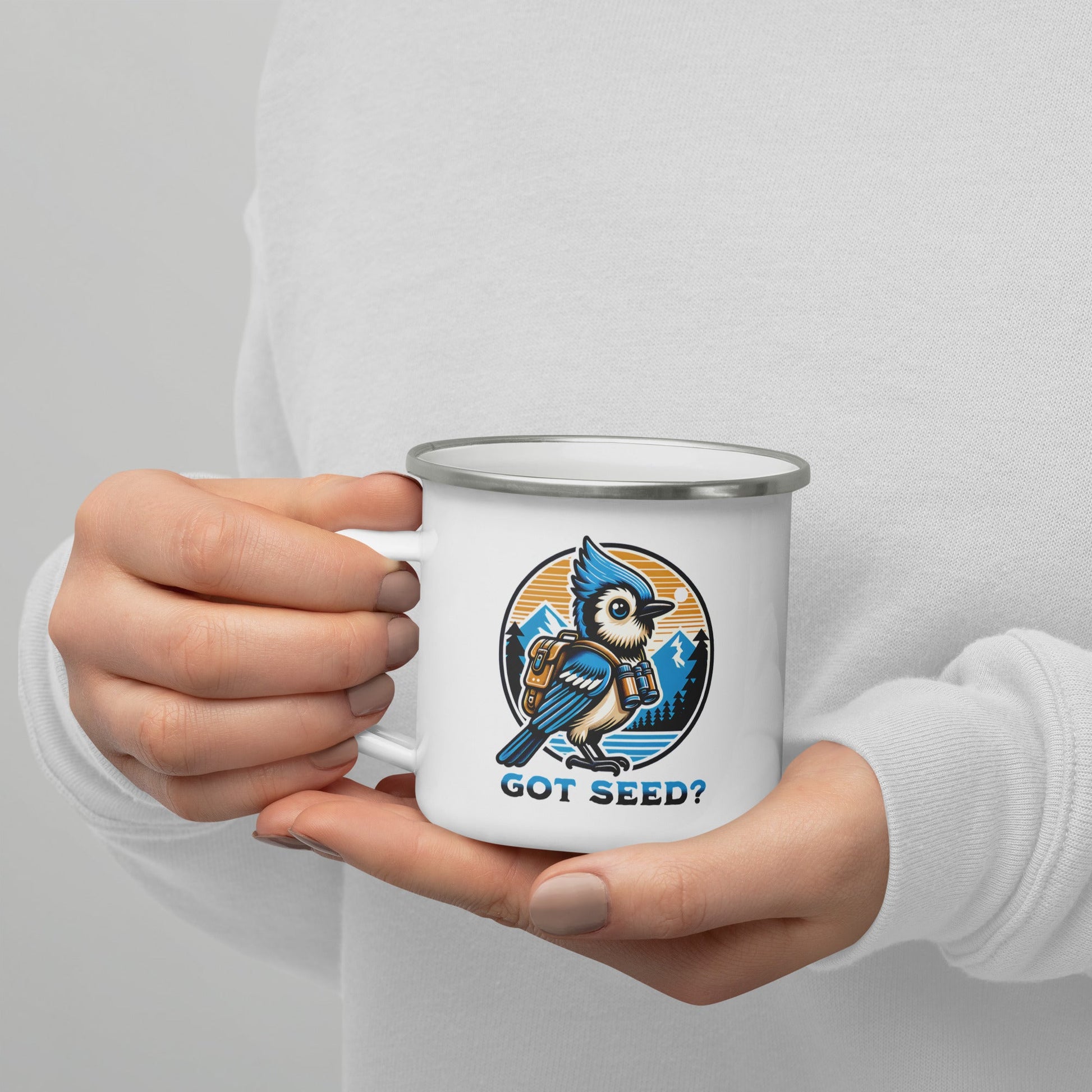 Got Seed? II Enamel Mug - Mugs - Discovery Co.