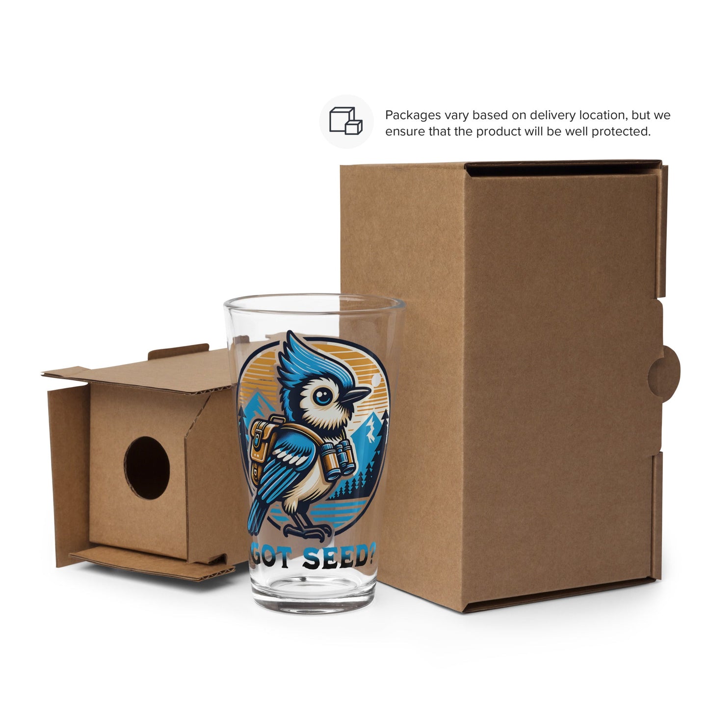 Got Seed? II Pint Glass - Beer Glass - Discovery Co.