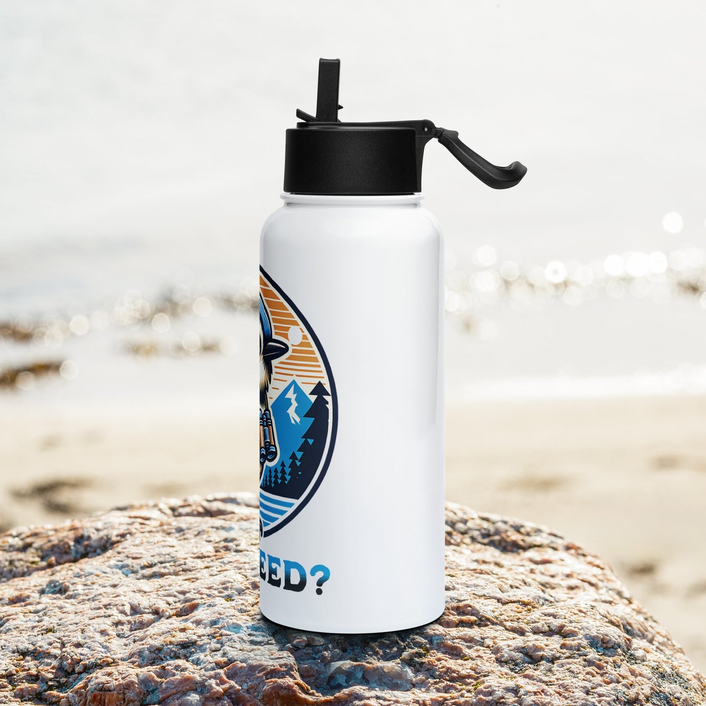 Got Seed? II Stainless Steel Water Bottle With Straw Lid - Stainless Steel Water Bottle With Straw Lid - Discovery Co.