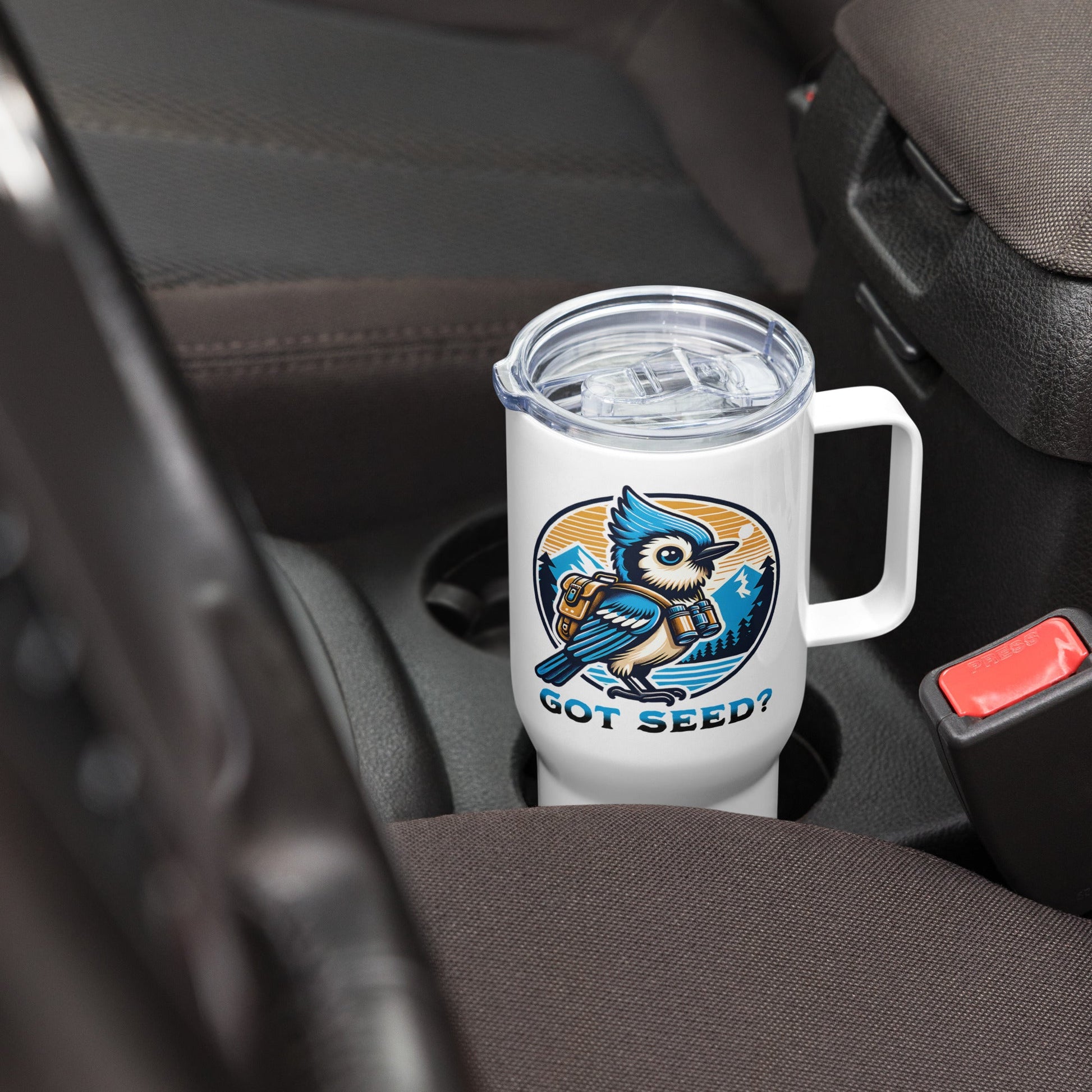 Got Seed? II Travel Mug With Handle (25 oz and 40 oz) - Travel Mug - Discovery Co.