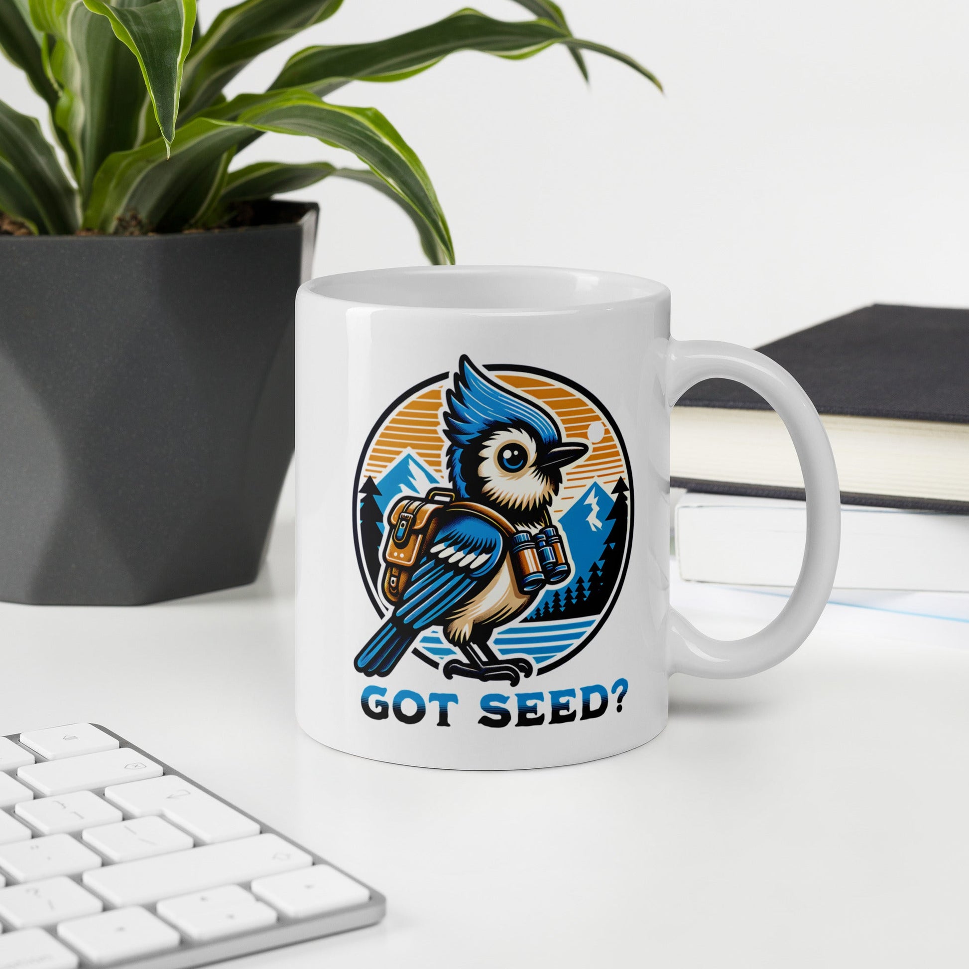 Got Seed? II White Glossy Mug - Mugs - Discovery Co.