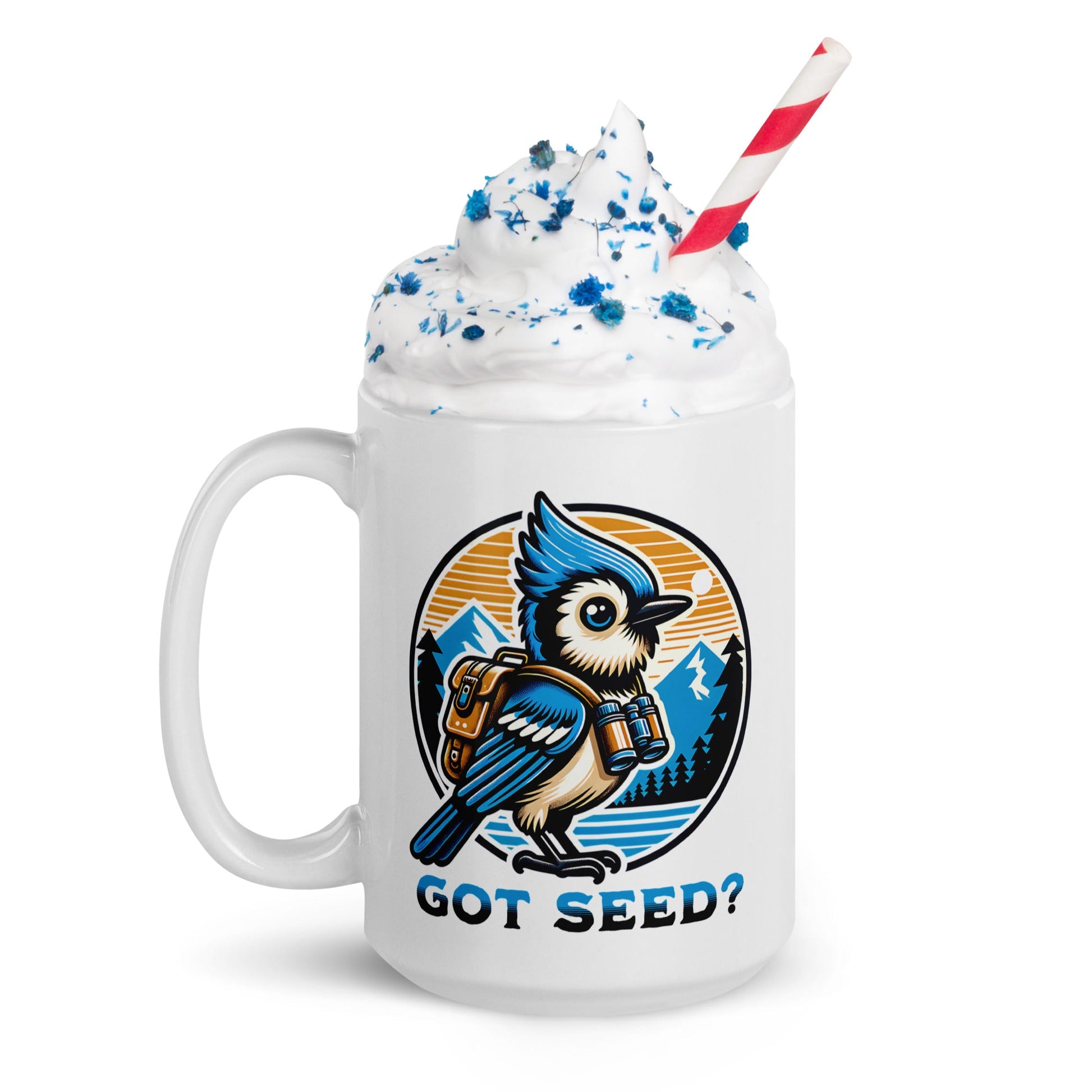 Got Seed? II White Glossy Mug - Mugs - Discovery Co.