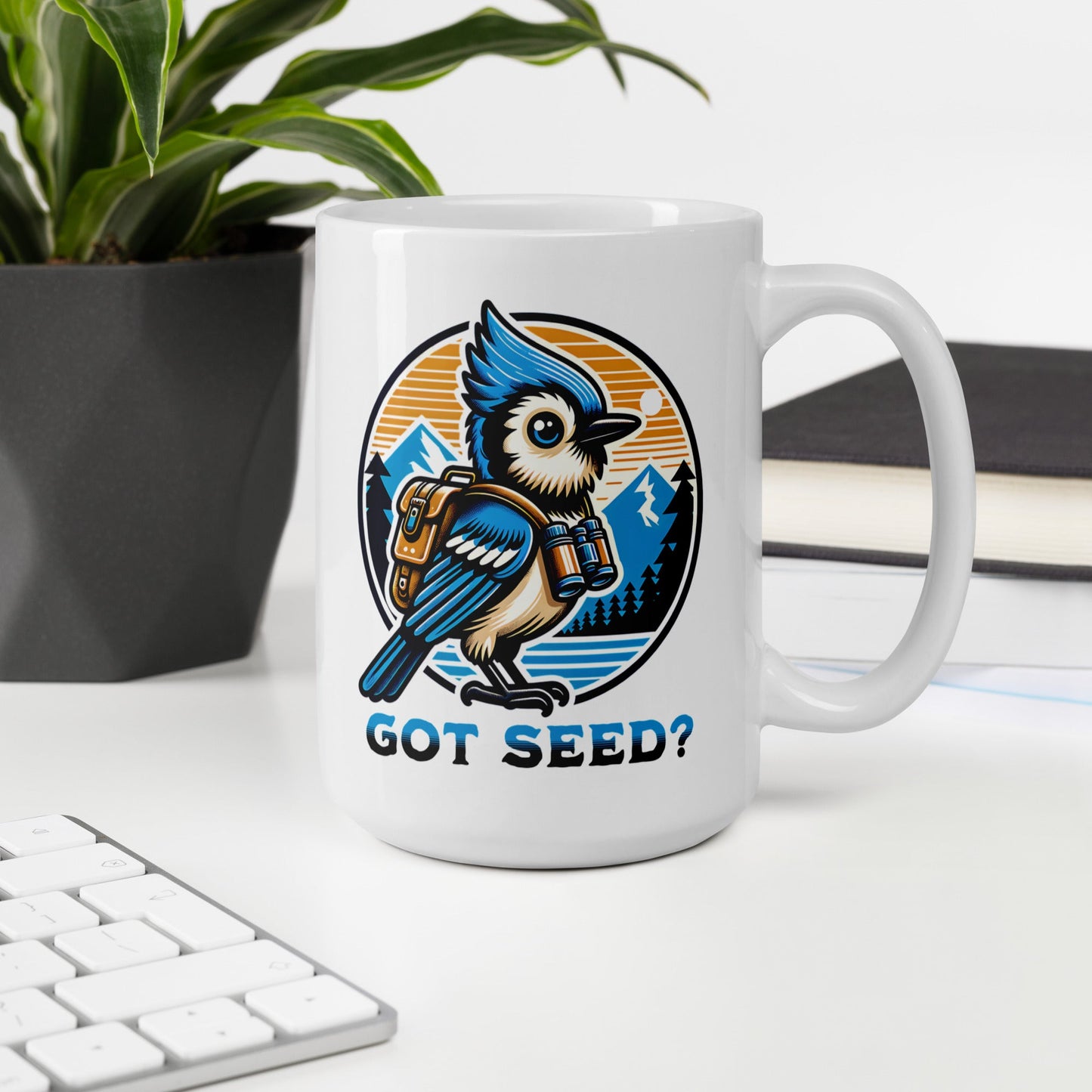 Got Seed? II White Glossy Mug - Mugs - Discovery Co.
