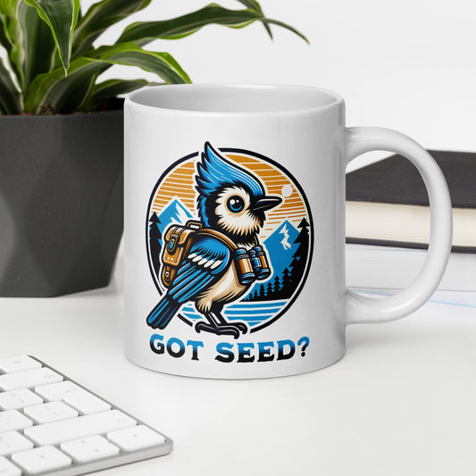 Got Seed? II White Glossy Mug - Mugs - Discovery Co.