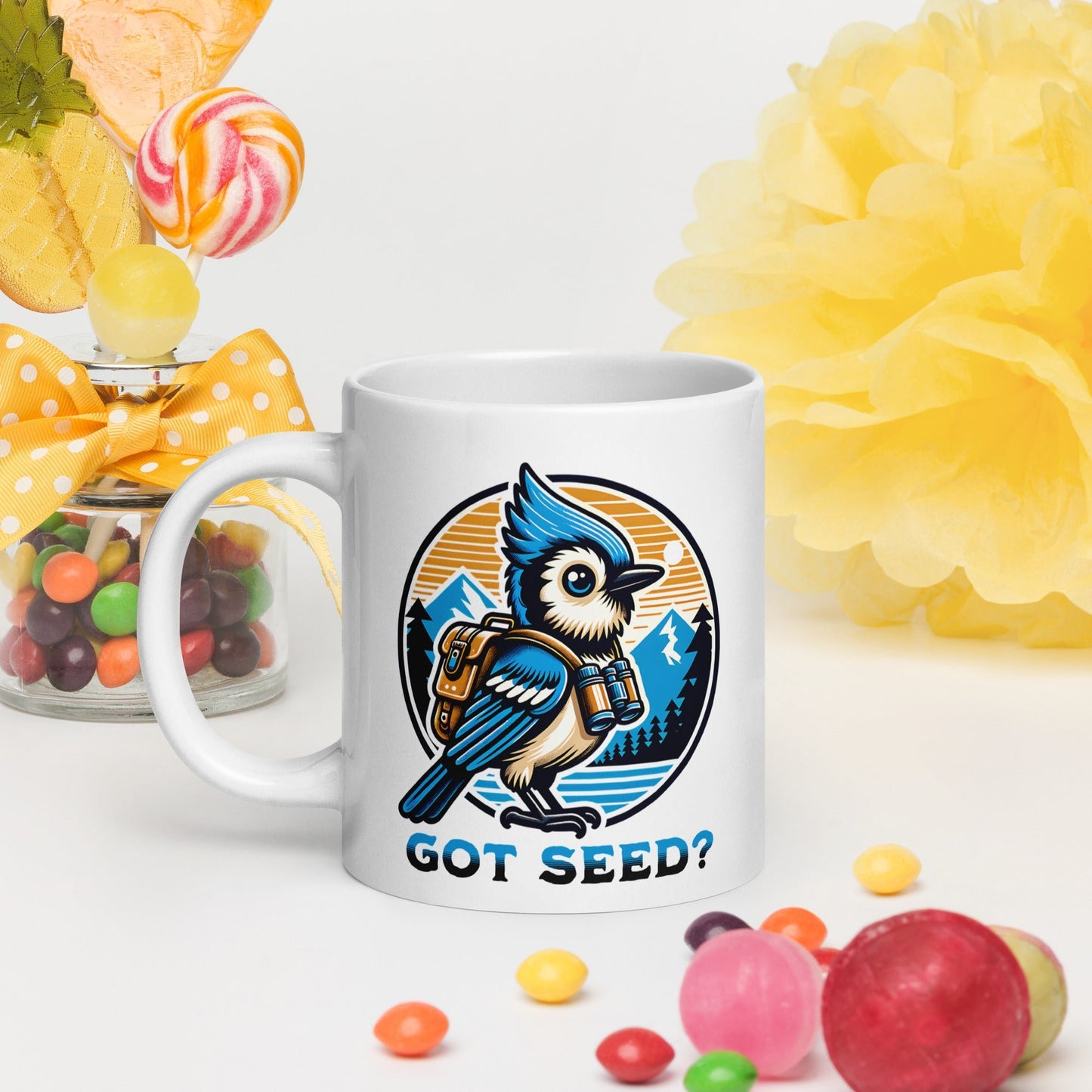 Got Seed? II White Glossy Mug - Mugs - Discovery Co.