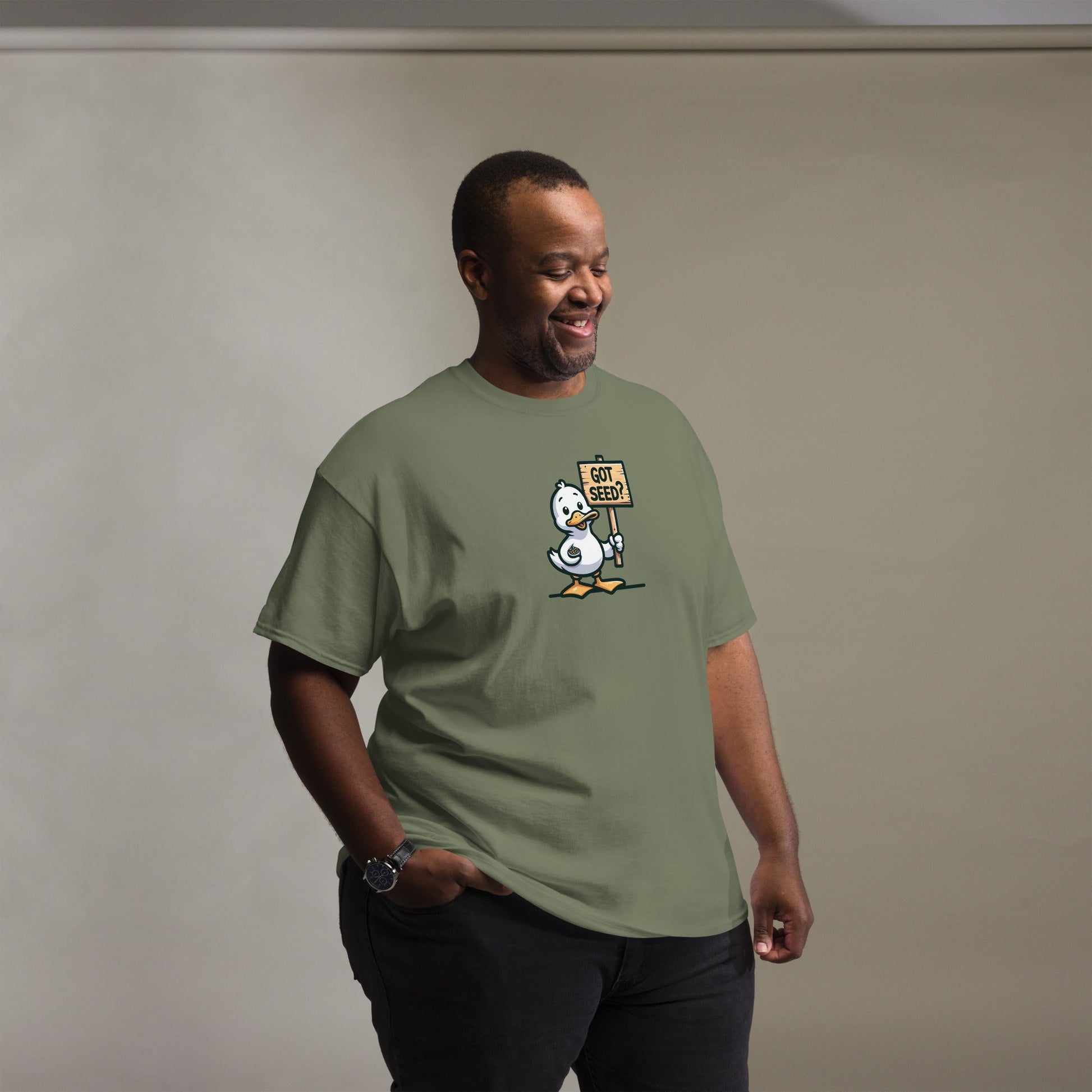 Got Seed? Men's (Unisex) Classic Tee - Men's Shirts - Discovery Co.