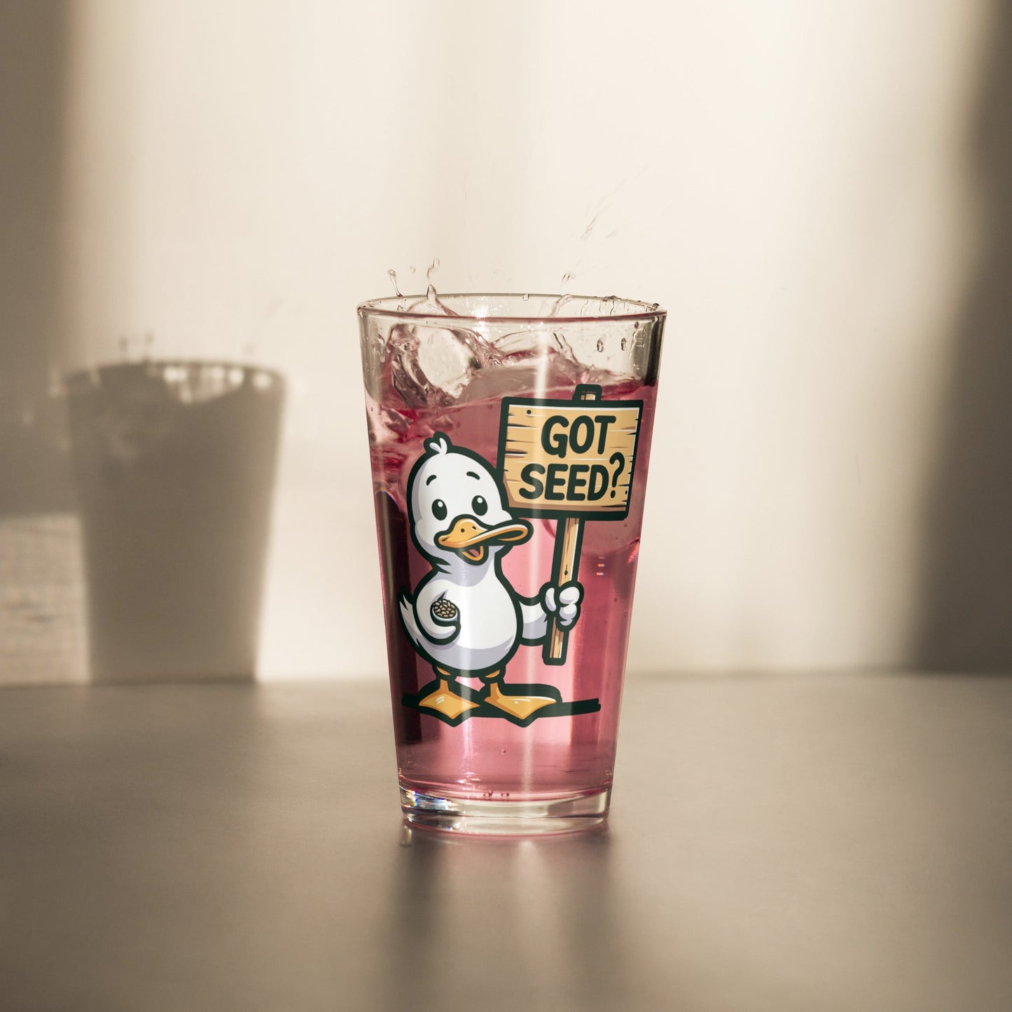 Got Seed? Pint Glass - Beer Glass - Discovery Co.