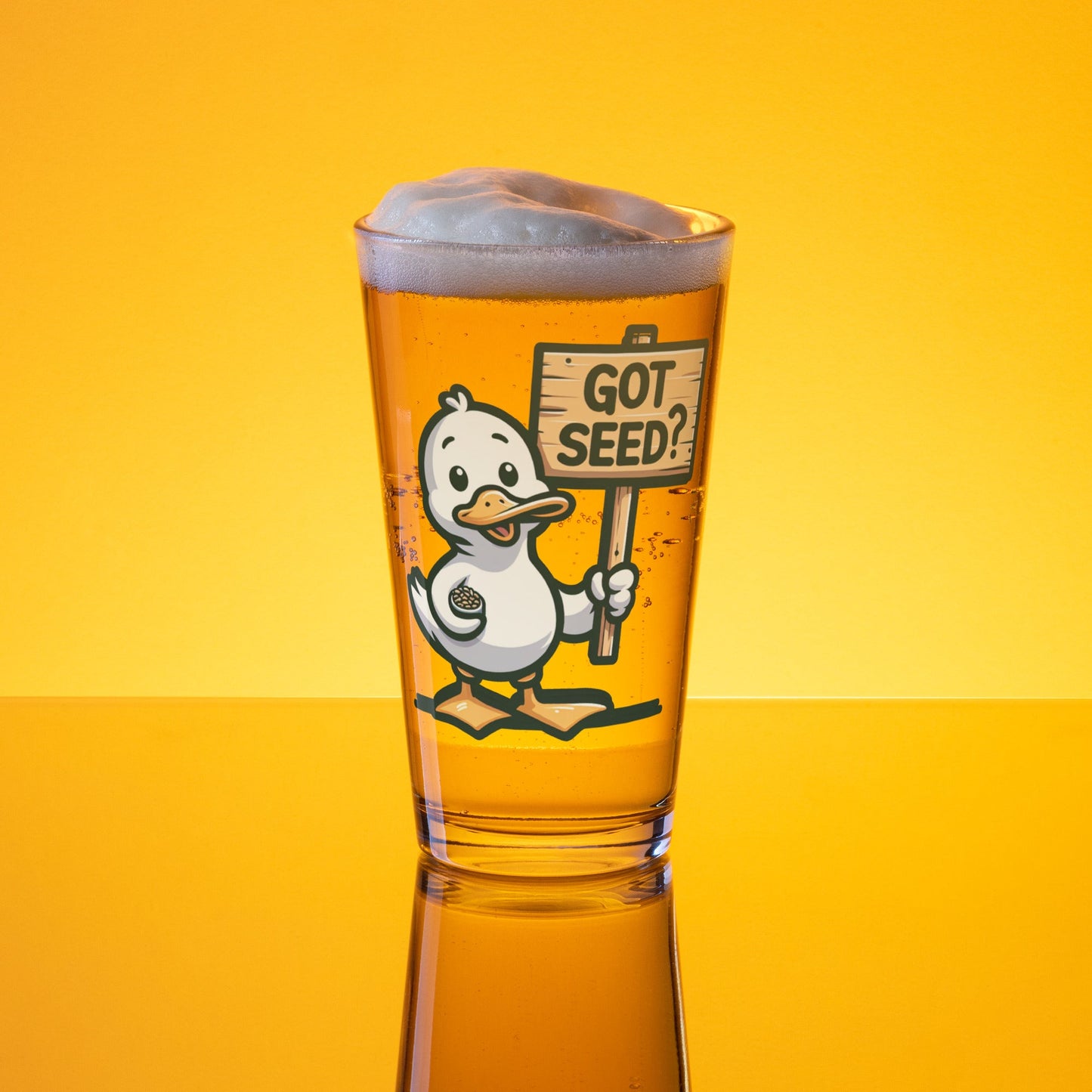 Got Seed? Pint Glass - Beer Glass - Discovery Co.