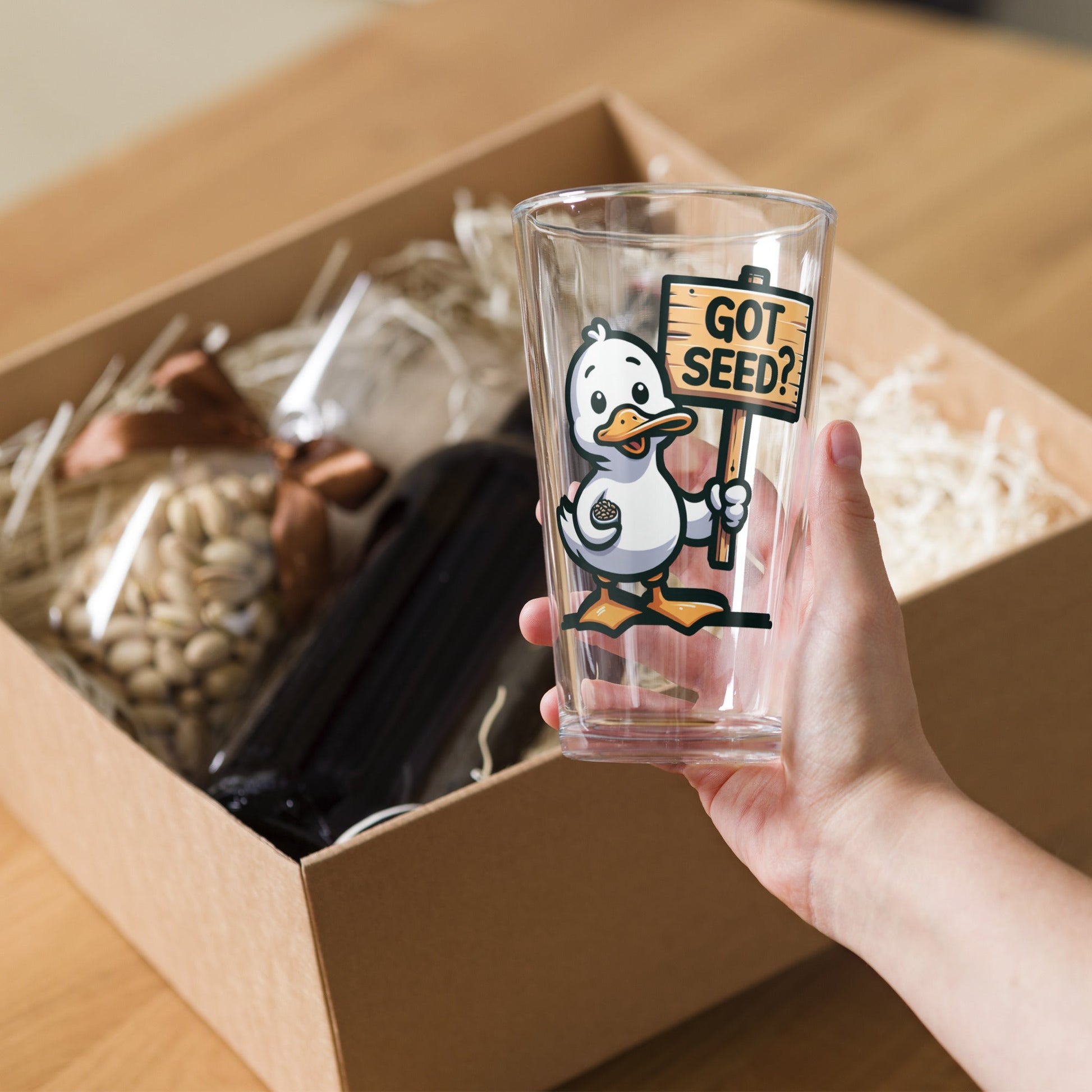 Got Seed? Pint Glass - Beer Glass - Discovery Co.