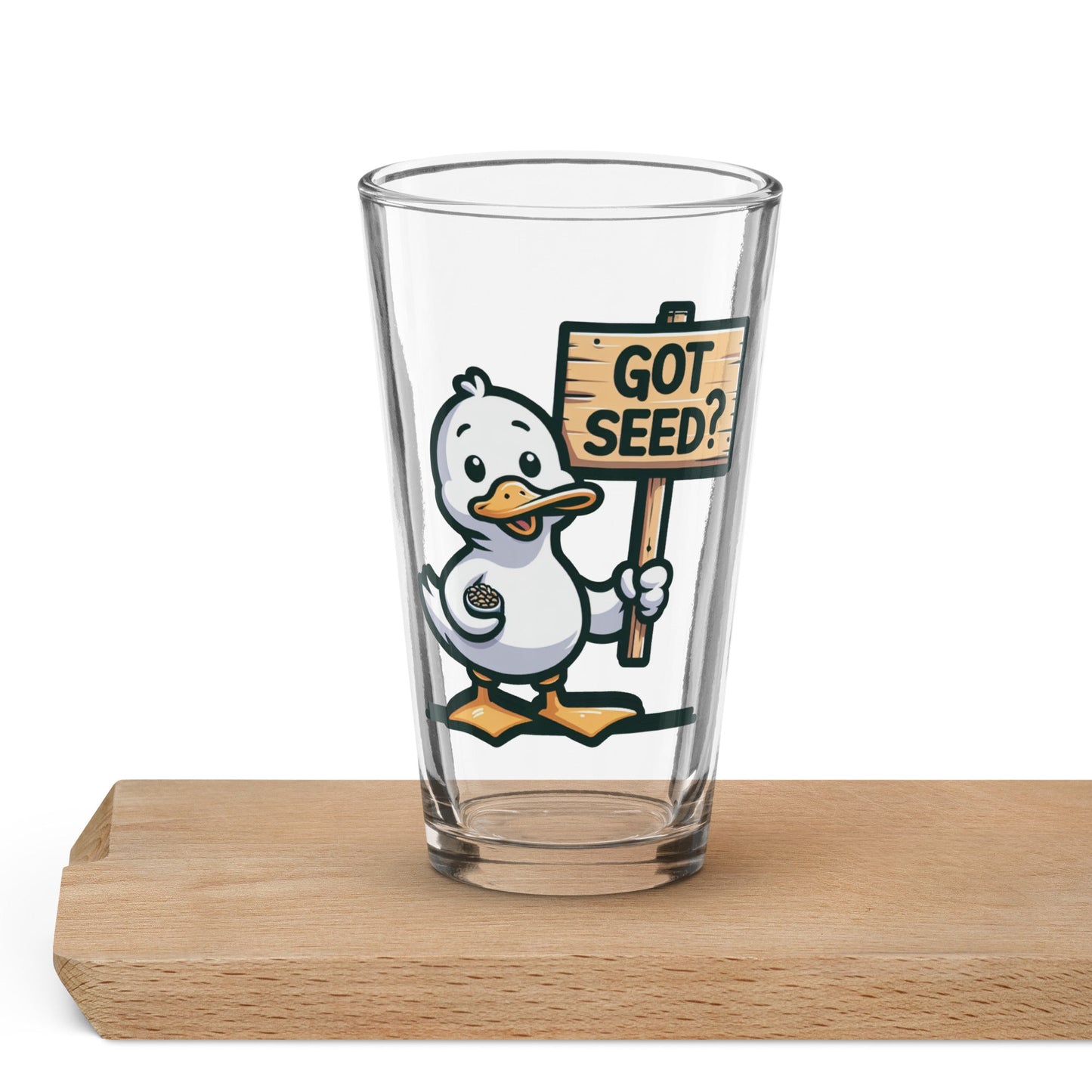Got Seed? Pint Glass - Beer Glass - Discovery Co.