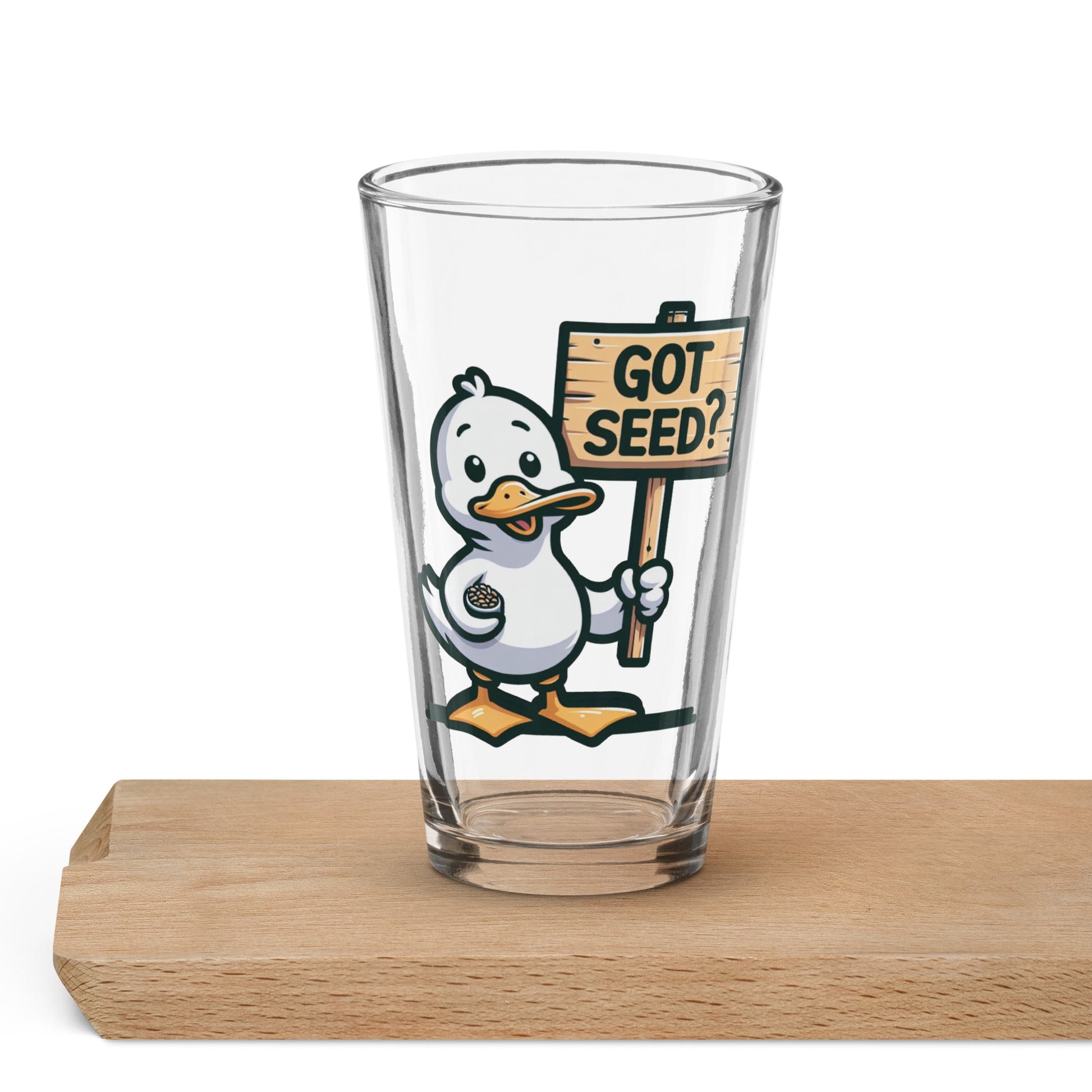 Got Seed? Pint Glass - Beer Glass - Discovery Co.