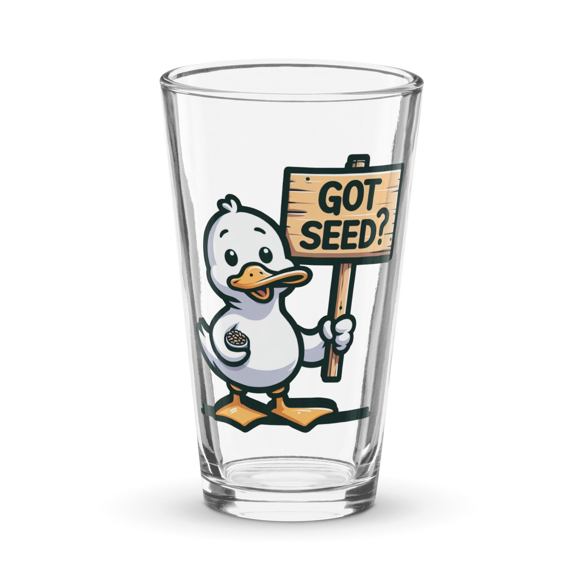 Got Seed? Pint Glass - Beer Glass - Discovery Co.