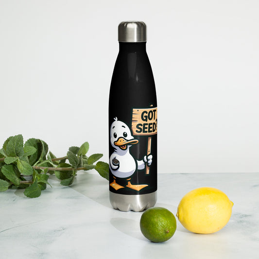 Got Seed? Stainless Steel Water Bottle - Stainless Steel Water Bottle - Discovery Co.