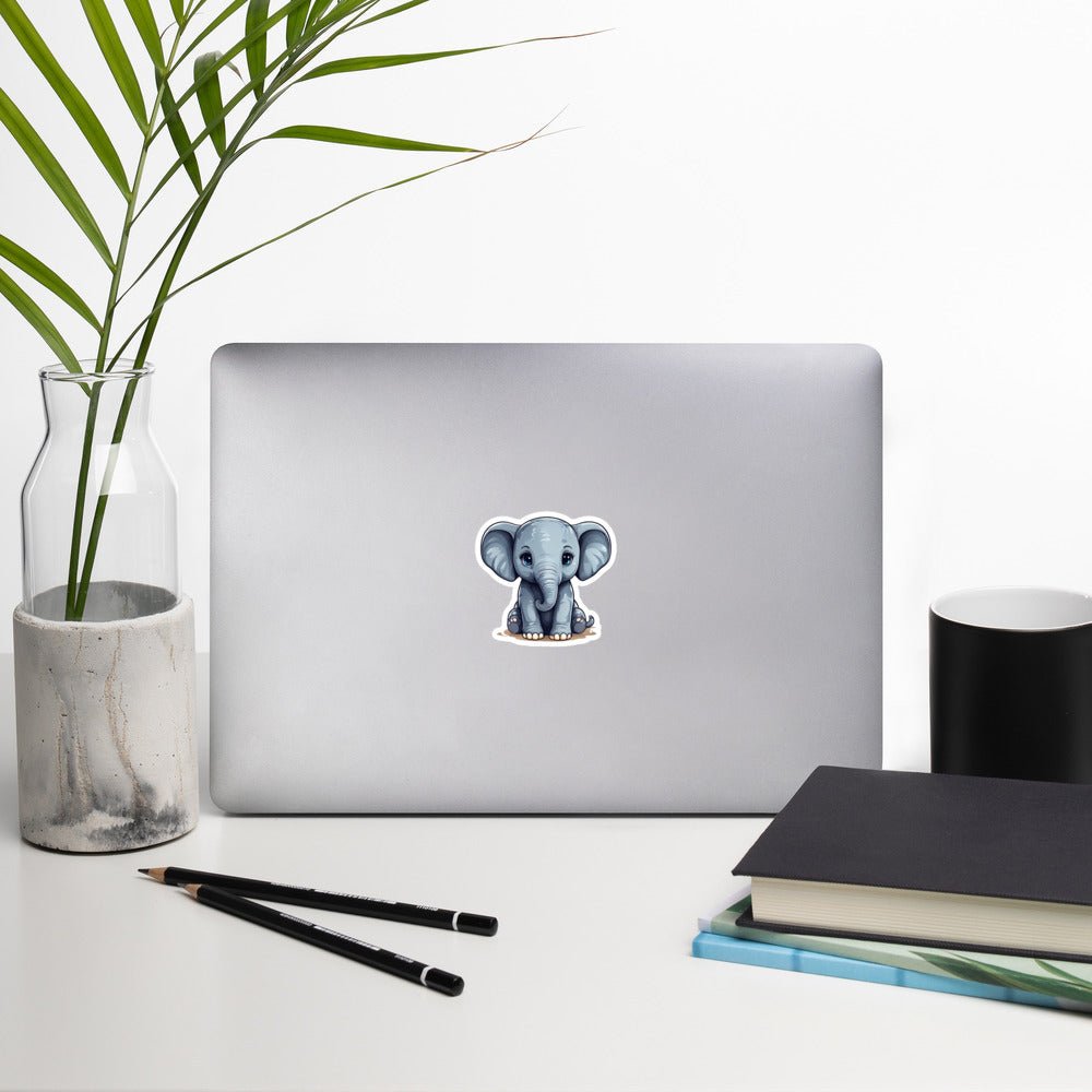 Gray Elephant Bubble - free Stickers - Stickers - Discovery Co.