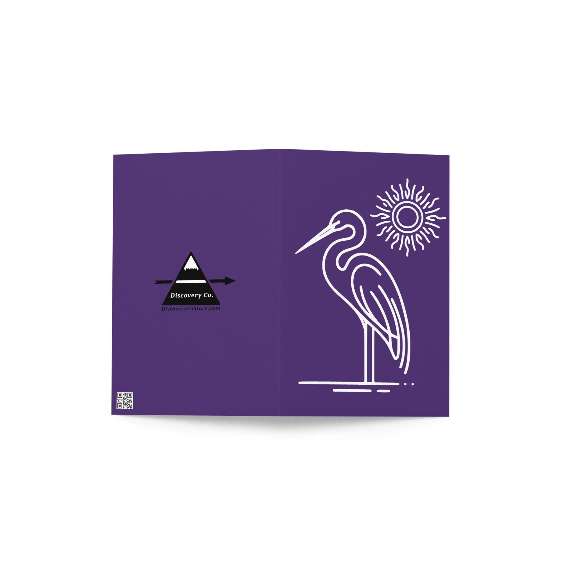 Great Blue Heron Greeting Card - Greeting Card - Discovery Co.
