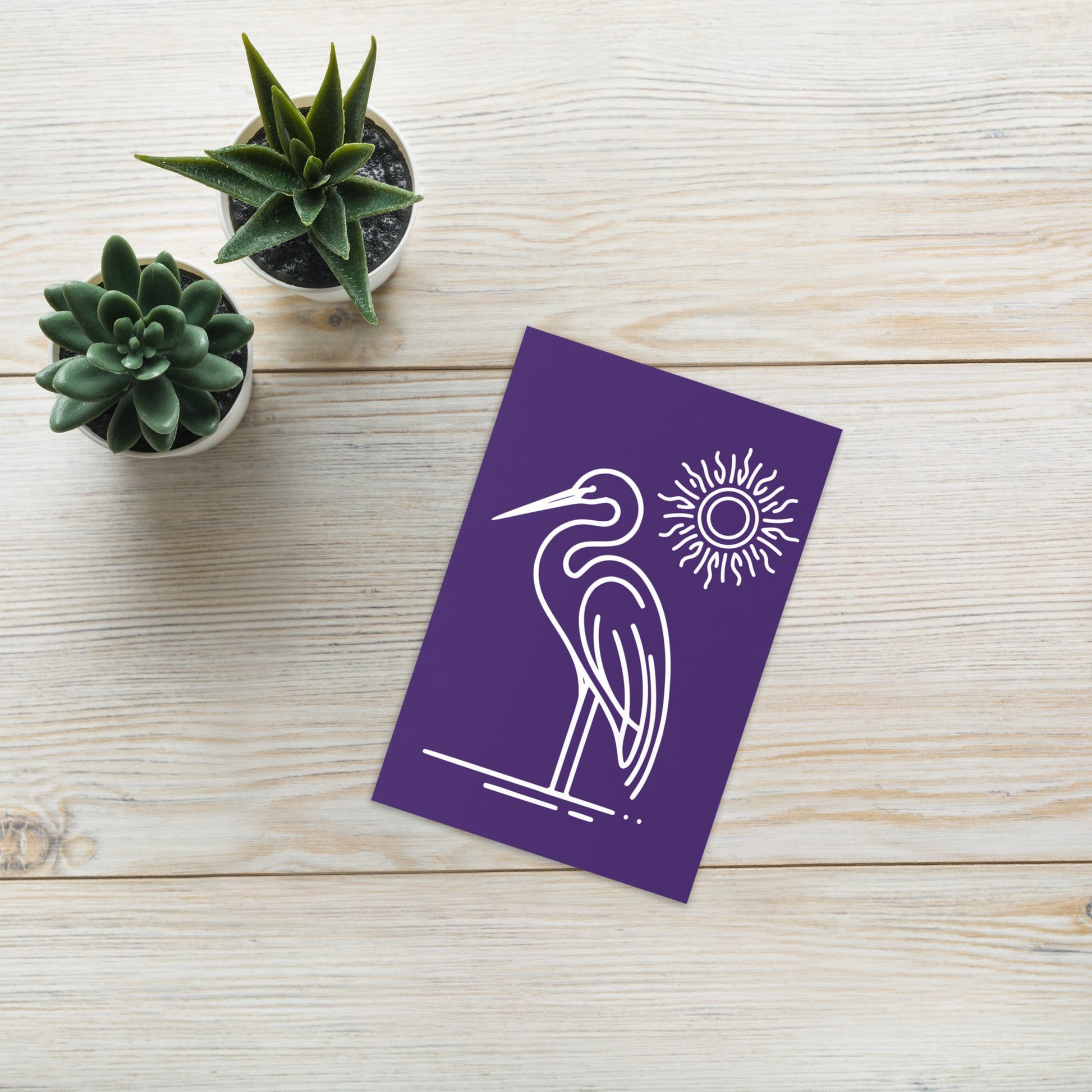 Great Blue Heron Greeting Card - Greeting Card - Discovery Co.