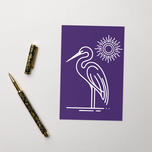 Great Blue Heron Greeting Card - Greeting Card - Discovery Co.
