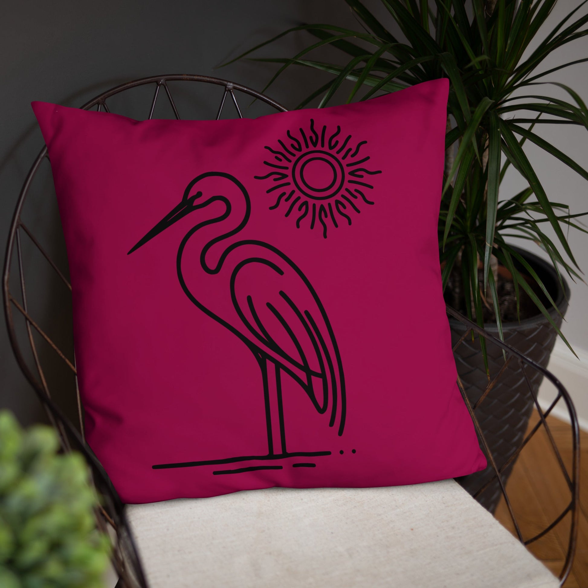 Great Blue Heron II Basic Pillow - Pillows - Discovery Co.