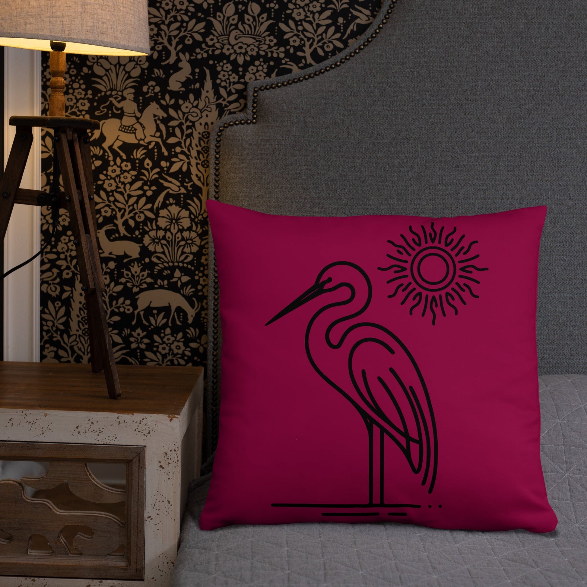 Great Blue Heron II Basic Pillow - Pillows - Discovery Co.