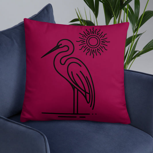 Great Blue Heron II Basic Pillow - Pillows - Discovery Co.