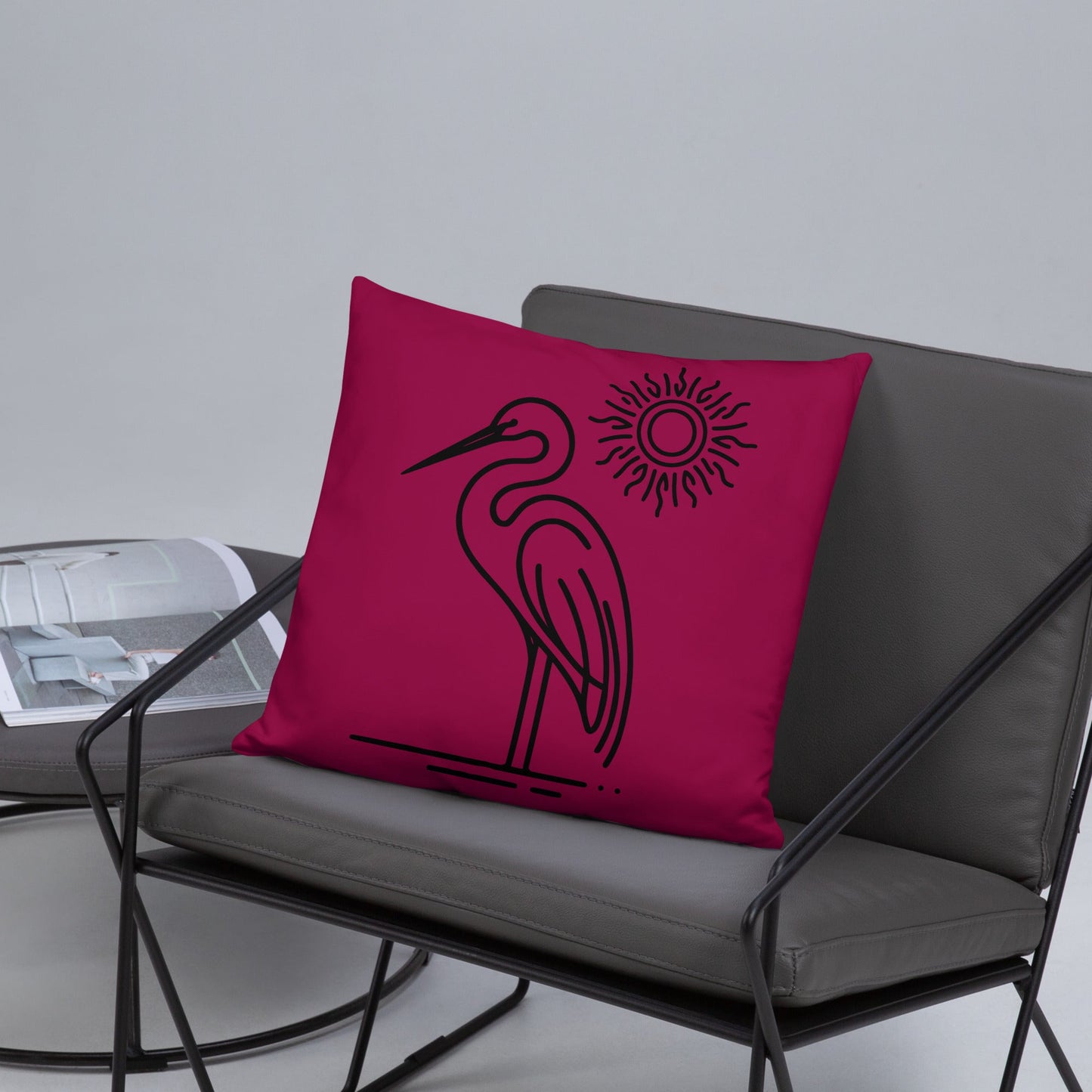 Great Blue Heron II Basic Pillow - Pillows - Discovery Co.