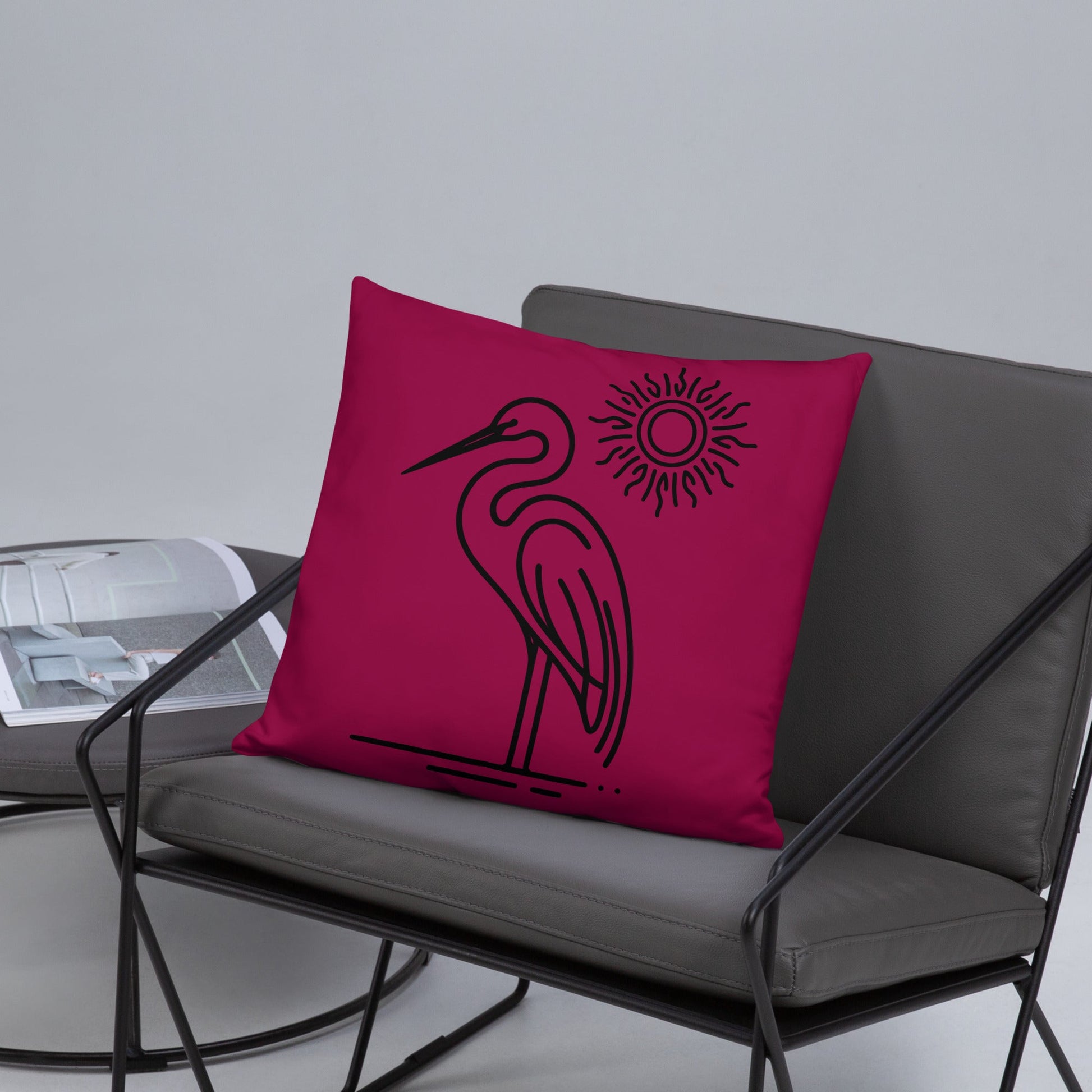 Great Blue Heron II Basic Pillow - Pillows - Discovery Co.