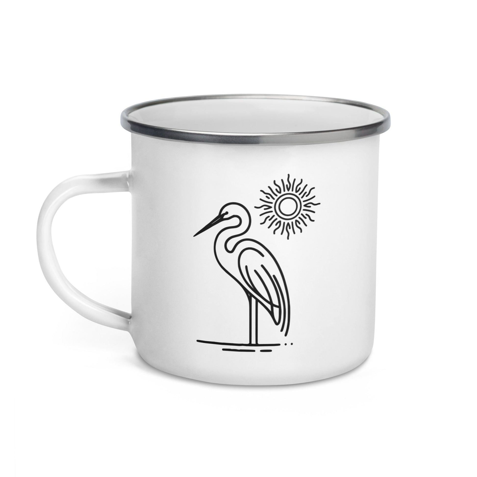 Great Blue Heron II Enamel Mug - Mugs - Discovery Co.