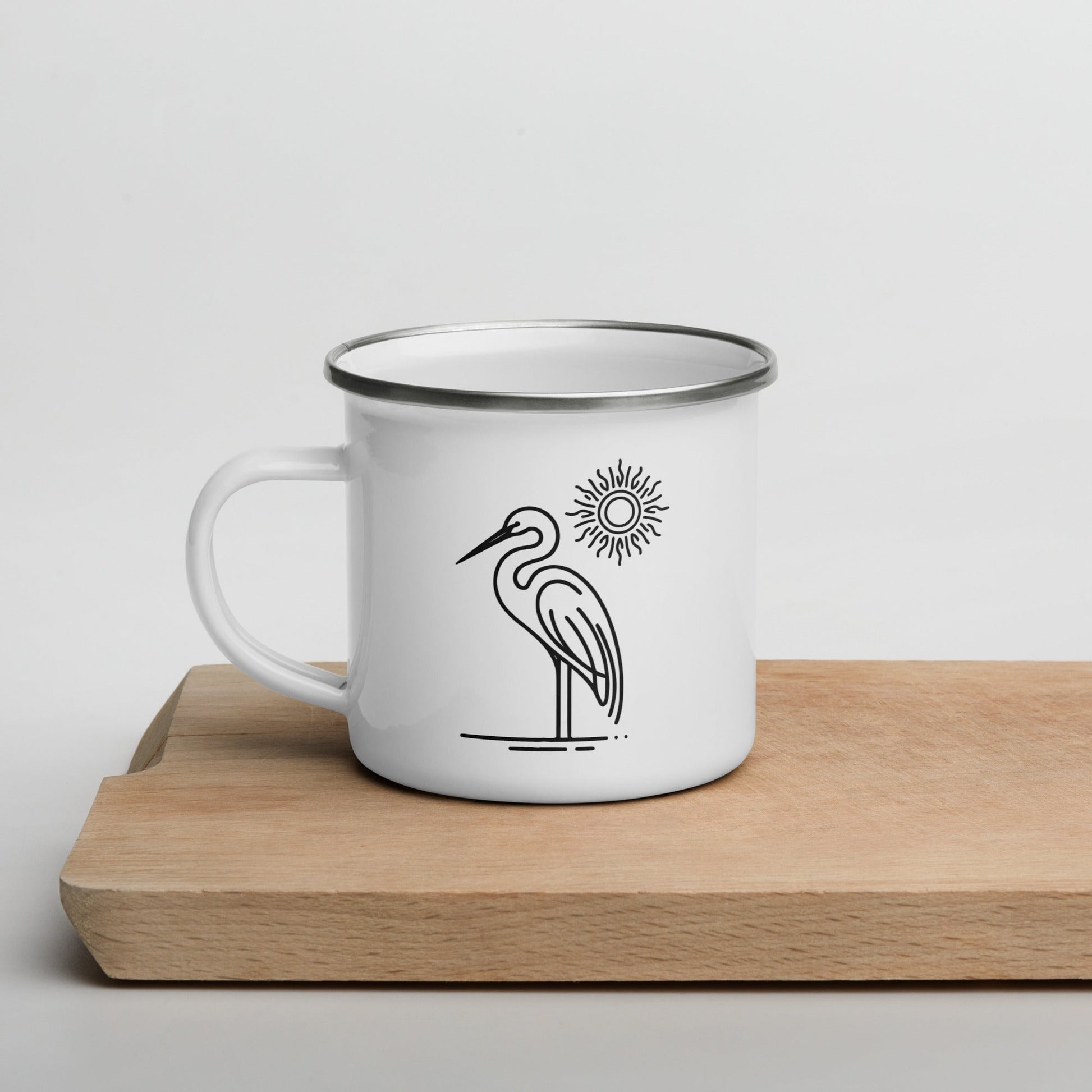 Great Blue Heron II Enamel Mug - Mugs - Discovery Co.