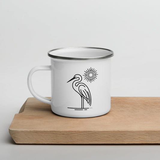 Great Blue Heron II Enamel Mug - Mugs - Discovery Co.