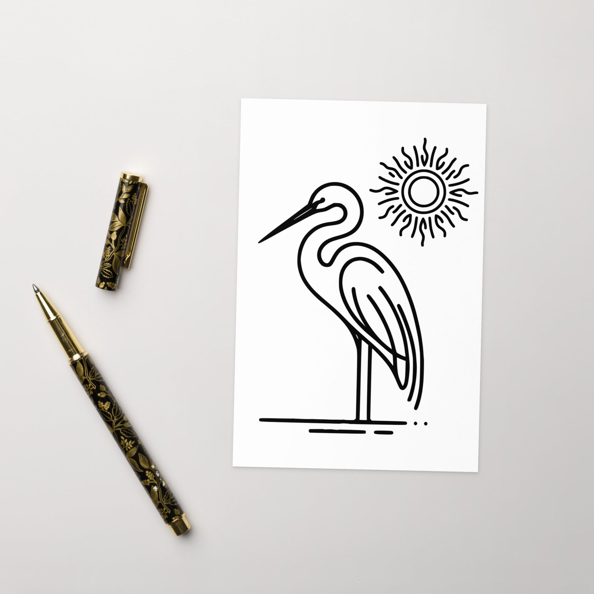 Great Blue Heron II Greeting Card - Greeting Card - Discovery Co.