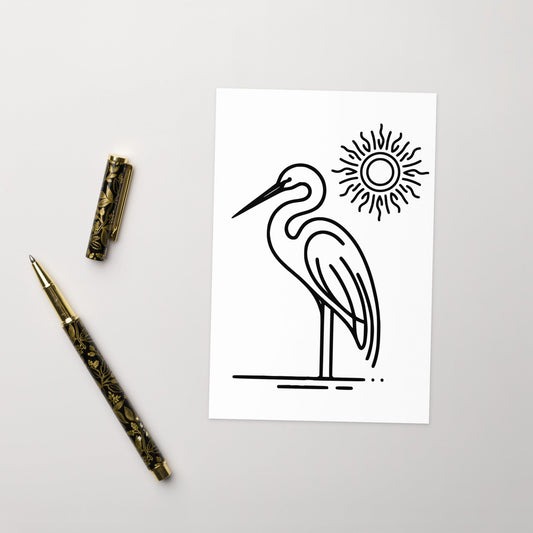 Great Blue Heron II Greeting Card - Greeting Card - Discovery Co.