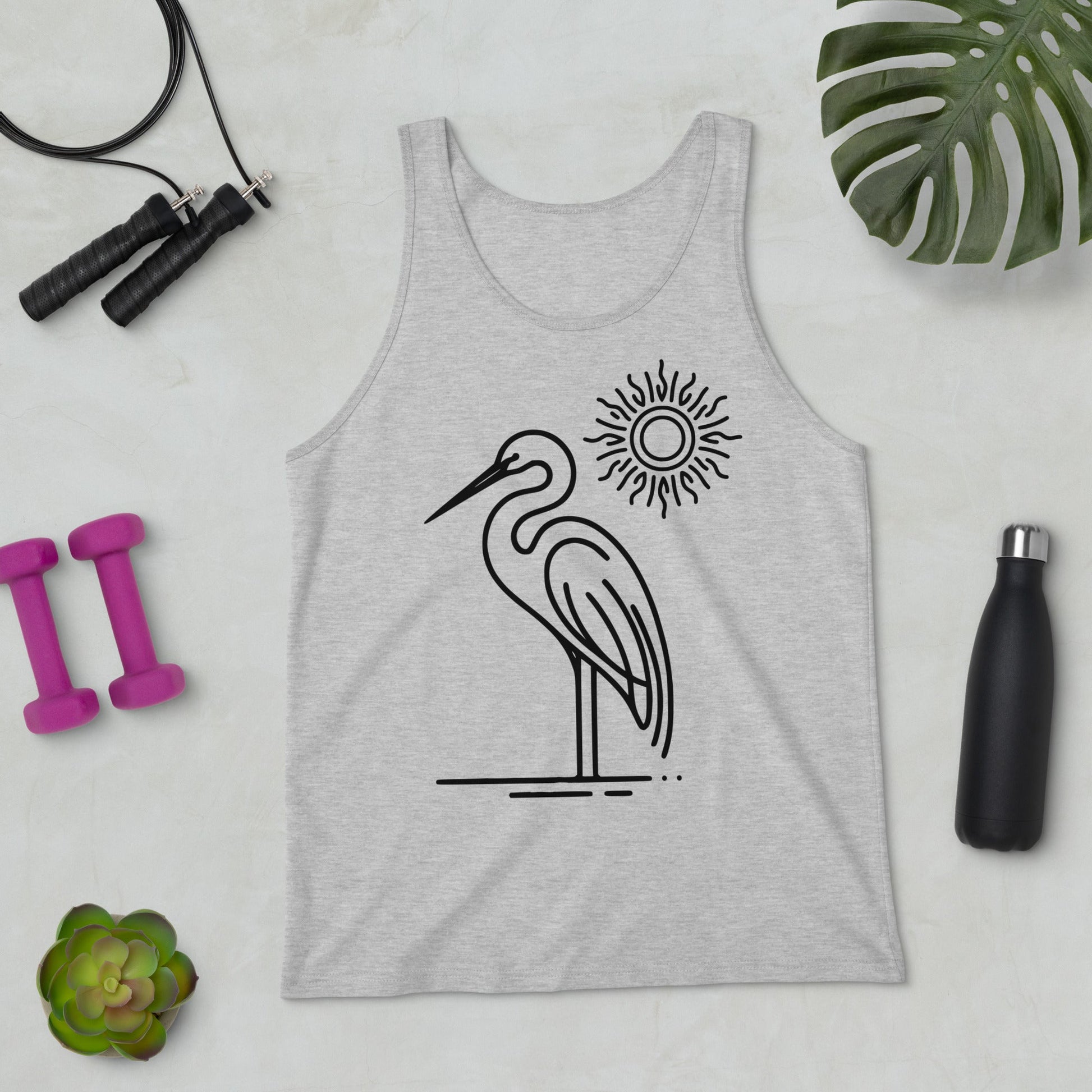 Great Blue Heron II Men's Tank Top - Men's Shirts - Discovery Co.