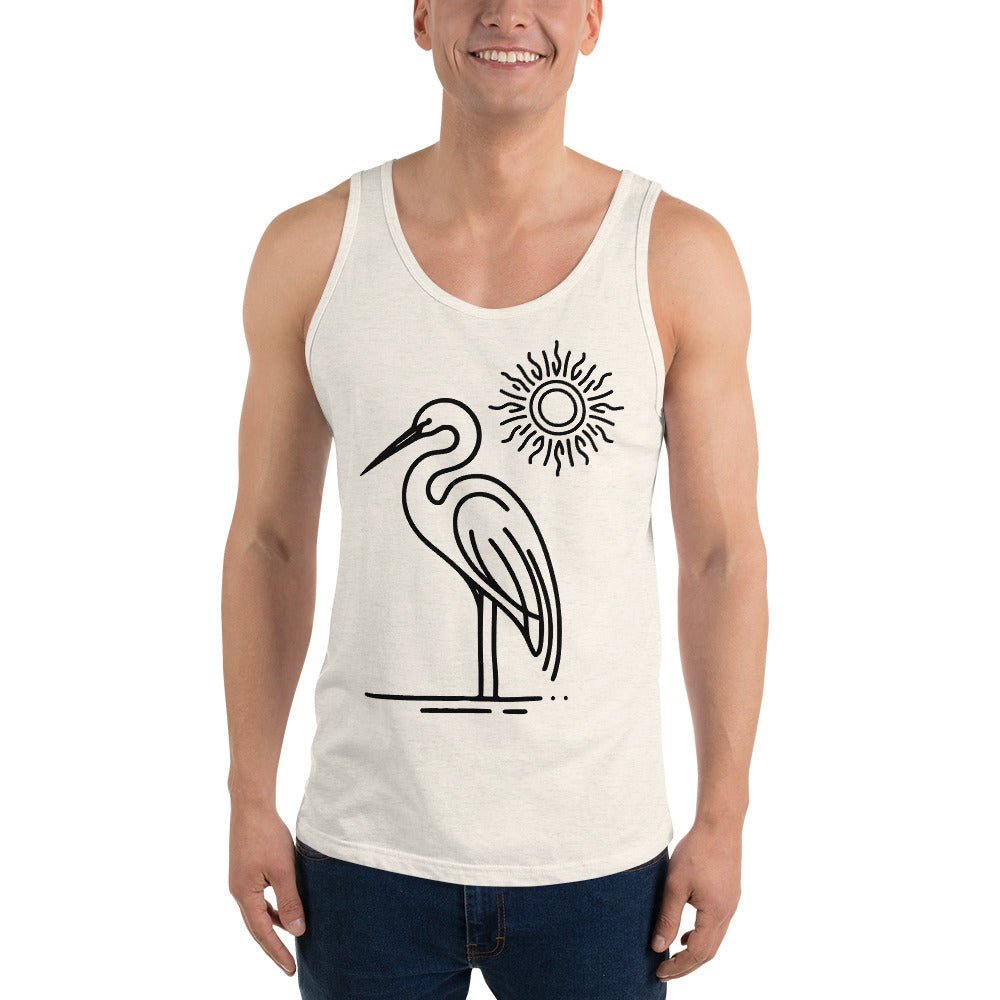 Great Blue Heron II Men's Tank Top - Men's Shirts - Discovery Co.