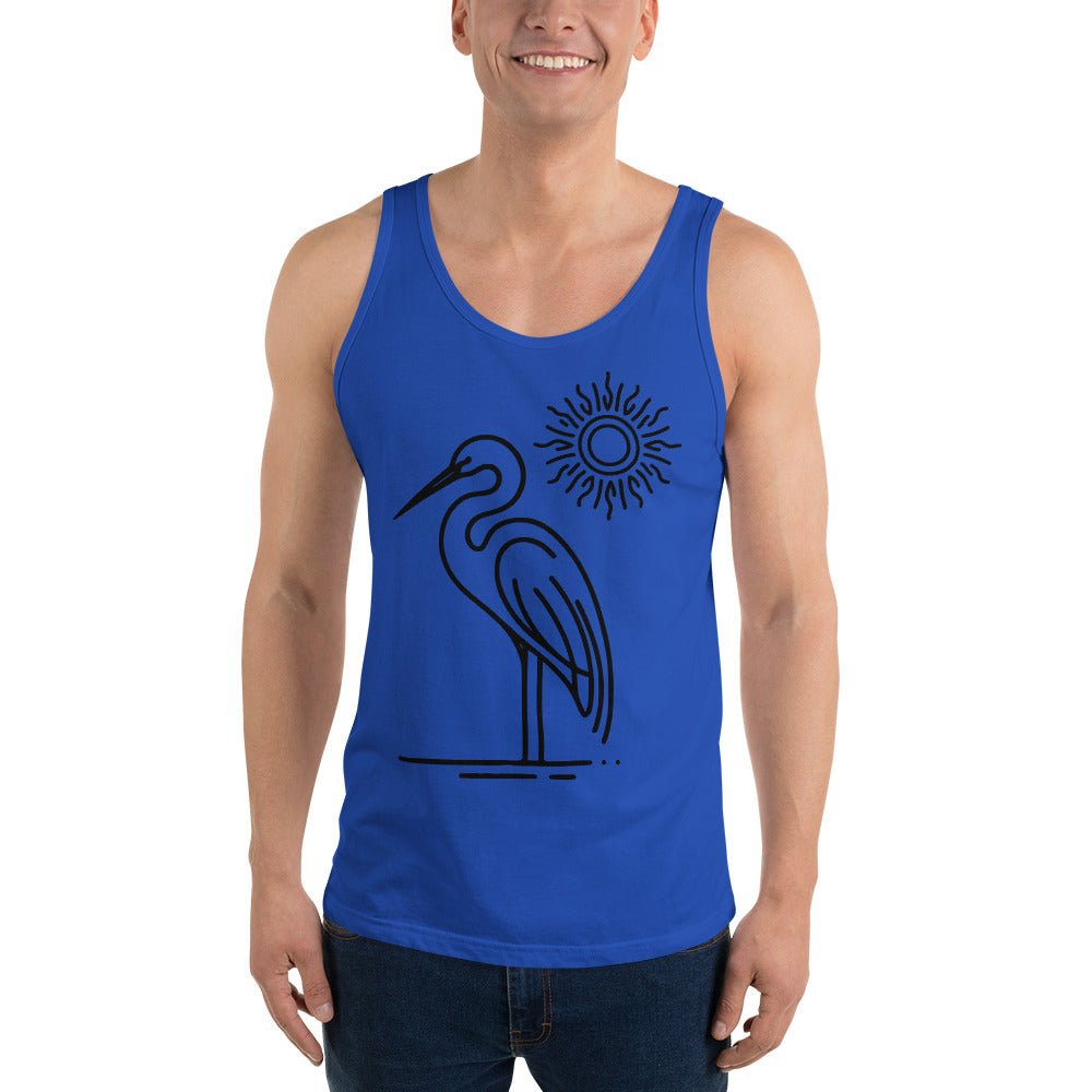 Great Blue Heron II Men's Tank Top - Men's Shirts - Discovery Co.
