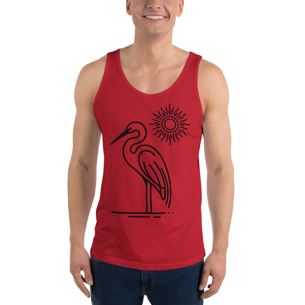 Great Blue Heron II Men's Tank Top - Men's Shirts - Discovery Co.