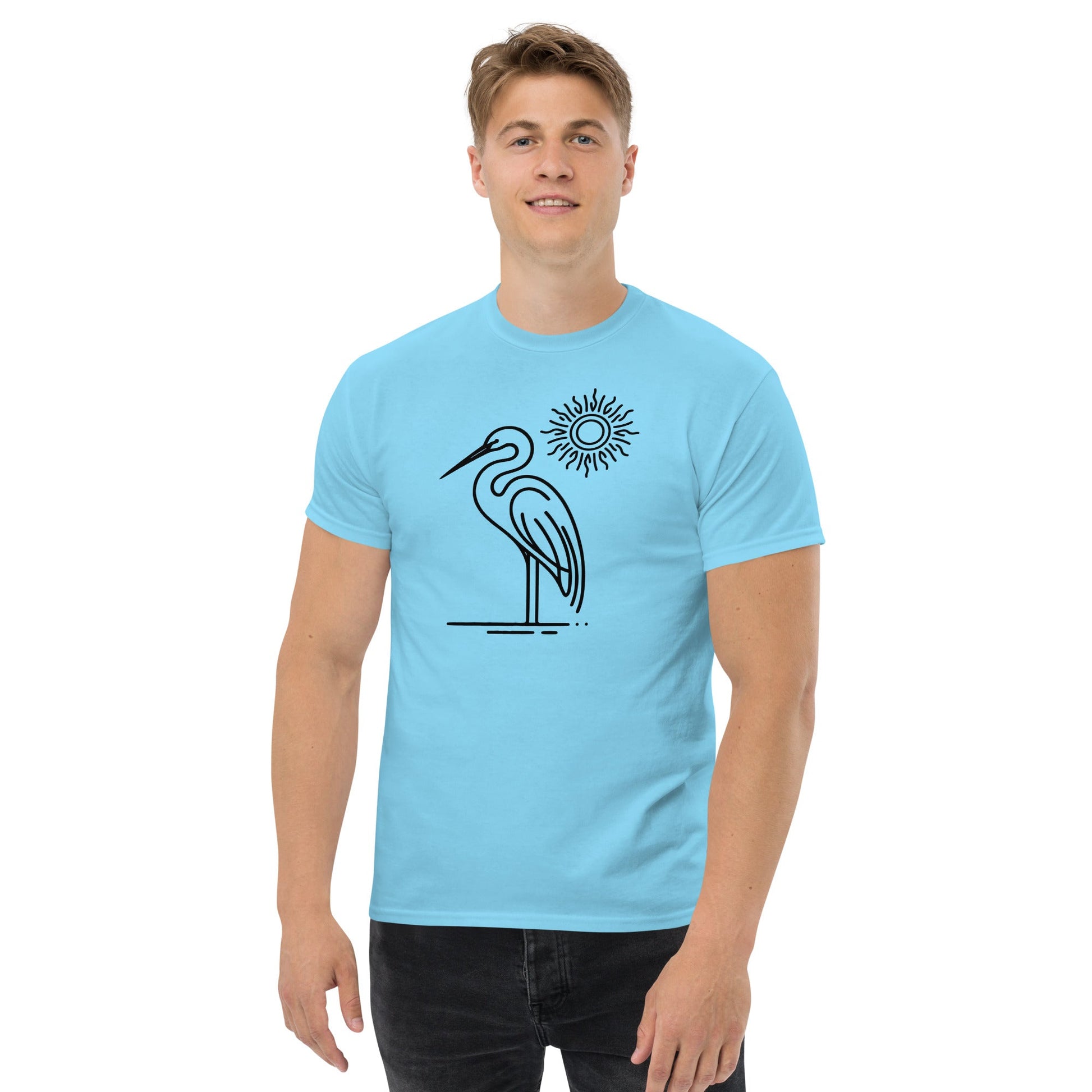 Great Blue Heron II Men's (Unisex) Classic Tee - Men's Shirts - Discovery Co.
