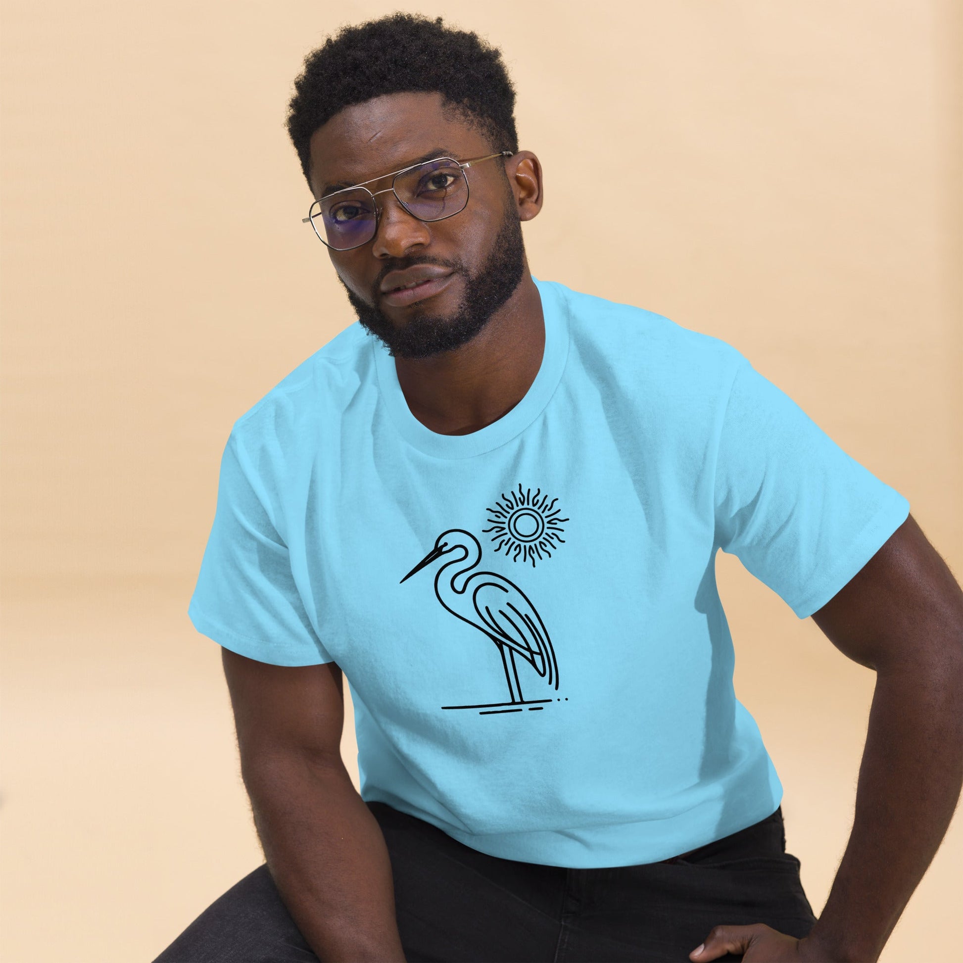 Great Blue Heron II Men's (Unisex) Classic Tee - Men's Shirts - Discovery Co.